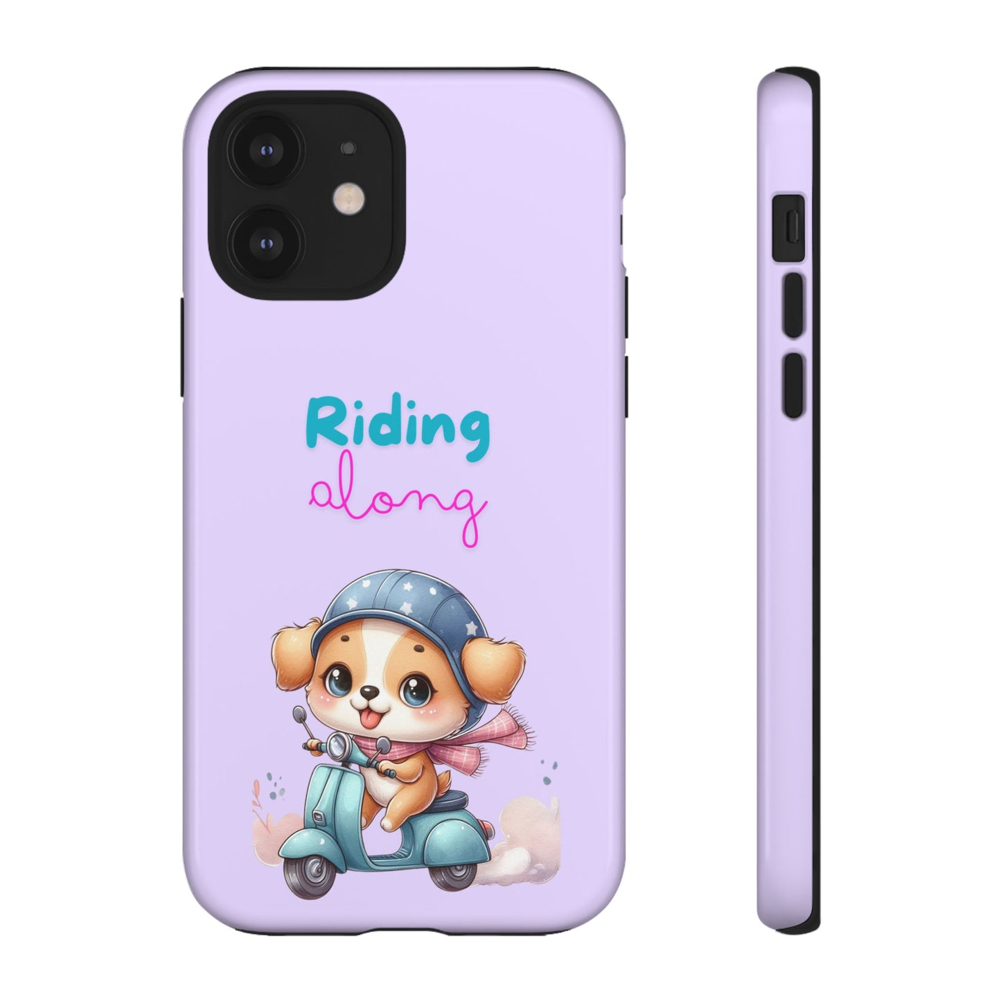 Purple Puppy Phone Case - for Apple, Samsung, and Google Phones