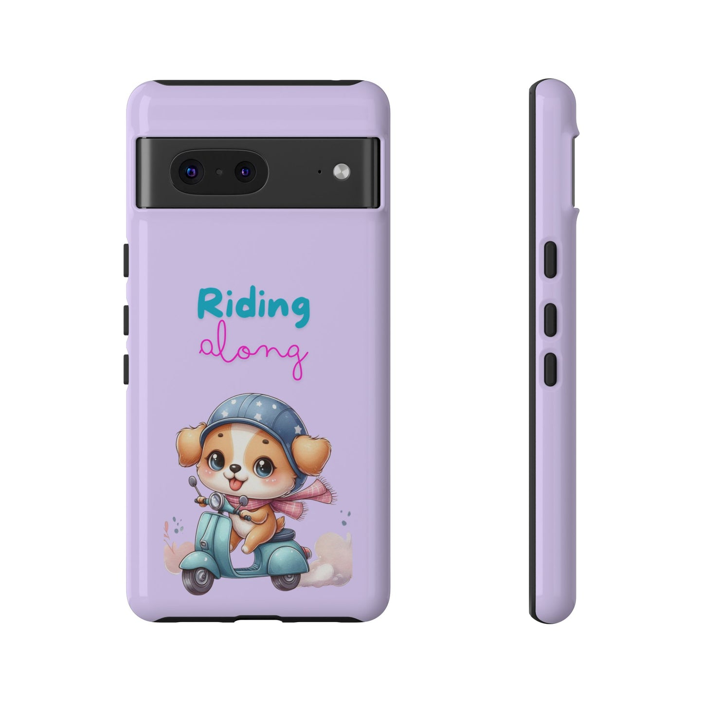 Purple Puppy Phone Case - for Apple, Samsung, and Google Phones