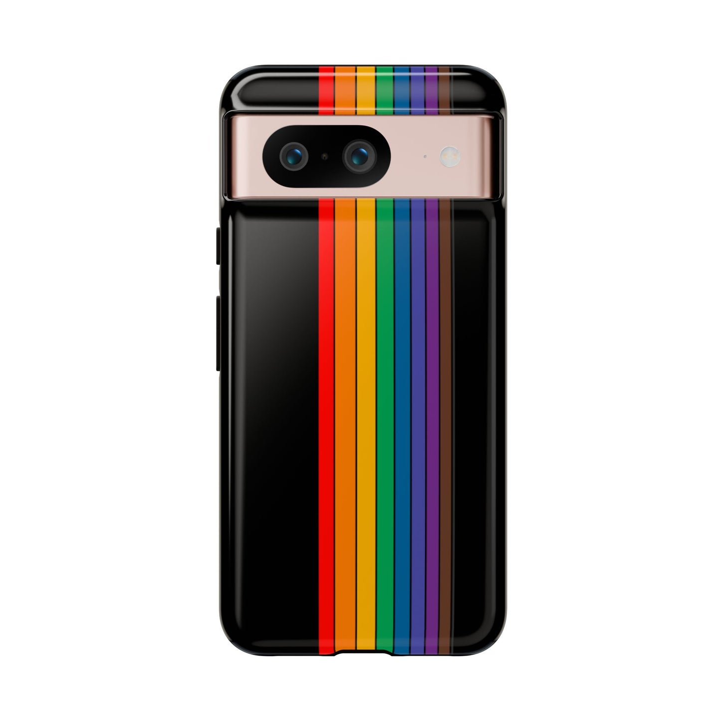 Rainbow Stripe Phone Case - for Apple, Samsung, and Google Phones