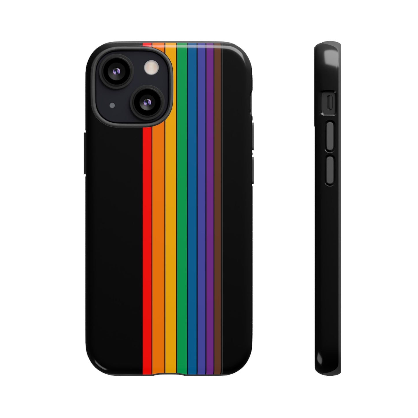 Rainbow Stripe Phone Case - for Apple, Samsung, and Google Phones