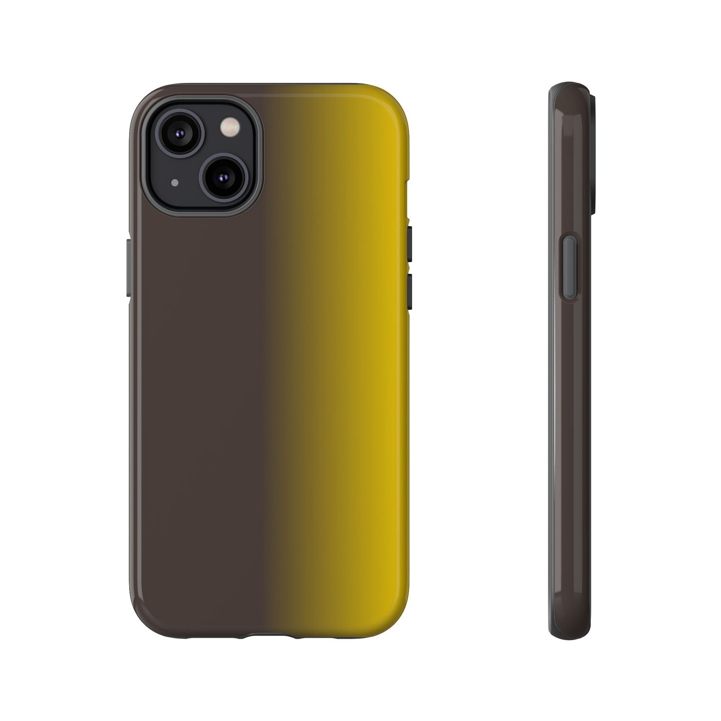 Ombre Brown and Gold Phone Case - for Apple, Samsung, and Google Phones