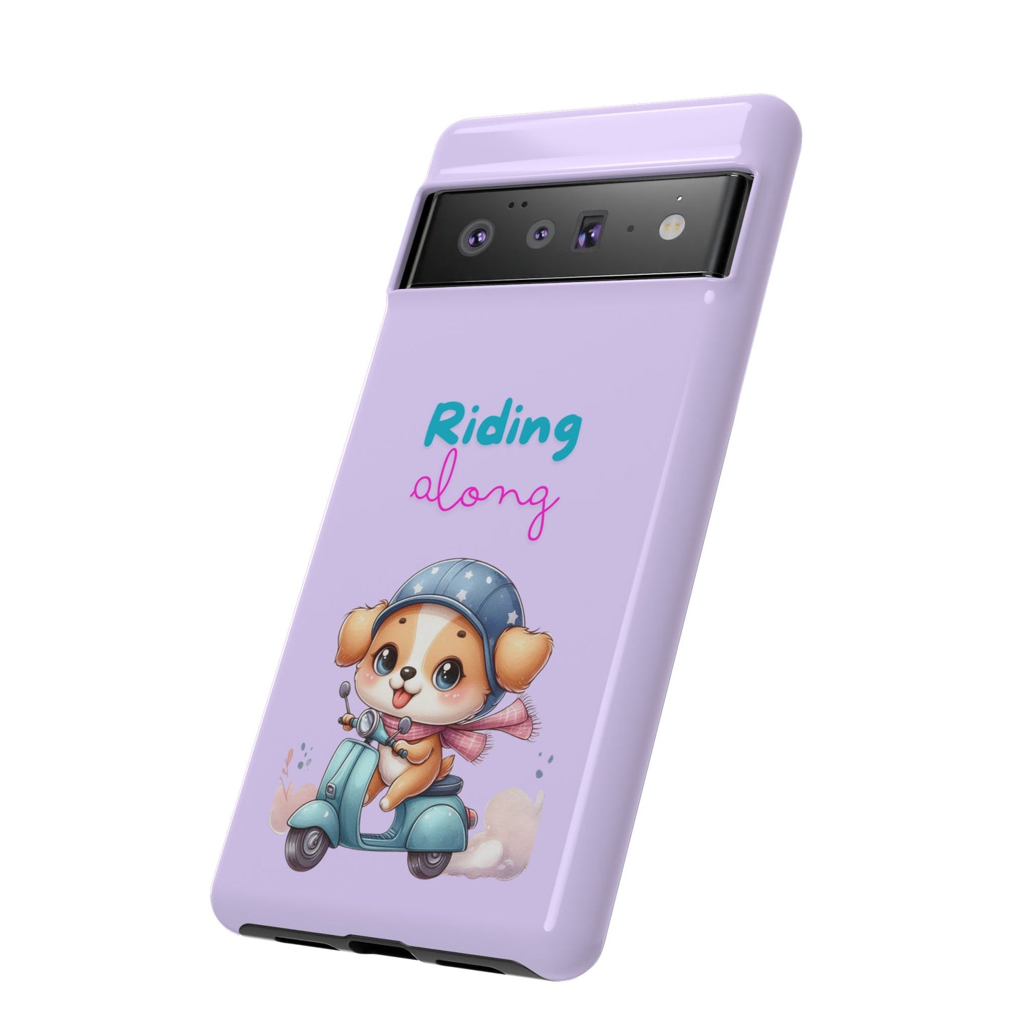 Purple Puppy Phone Case - for Apple, Samsung, and Google Phones