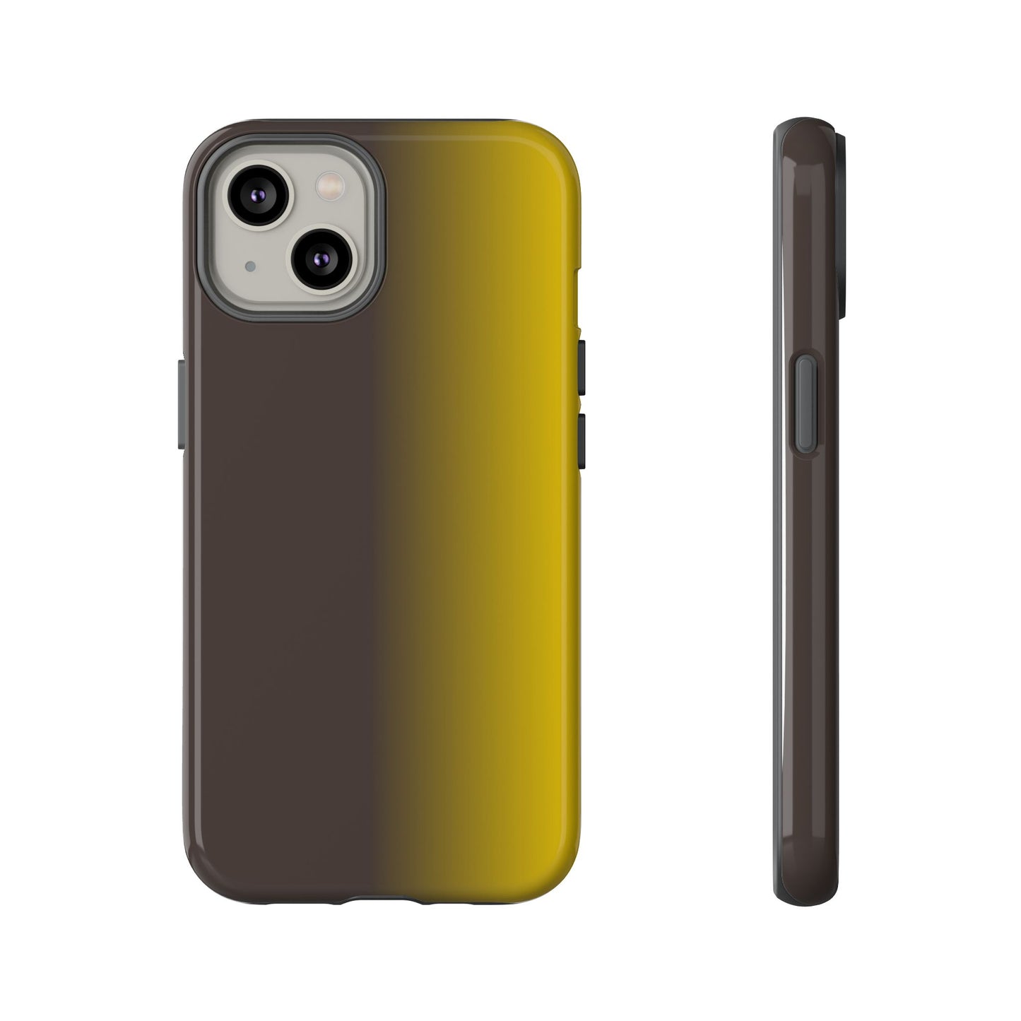 Ombre Brown and Gold Phone Case - for Apple, Samsung, and Google Phones