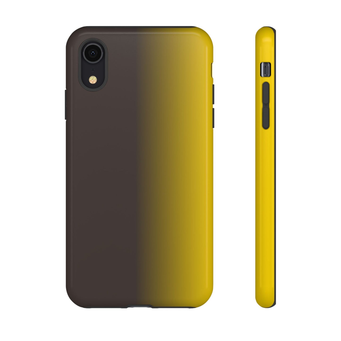 Ombre Brown and Gold Phone Case - for Apple, Samsung, and Google Phones