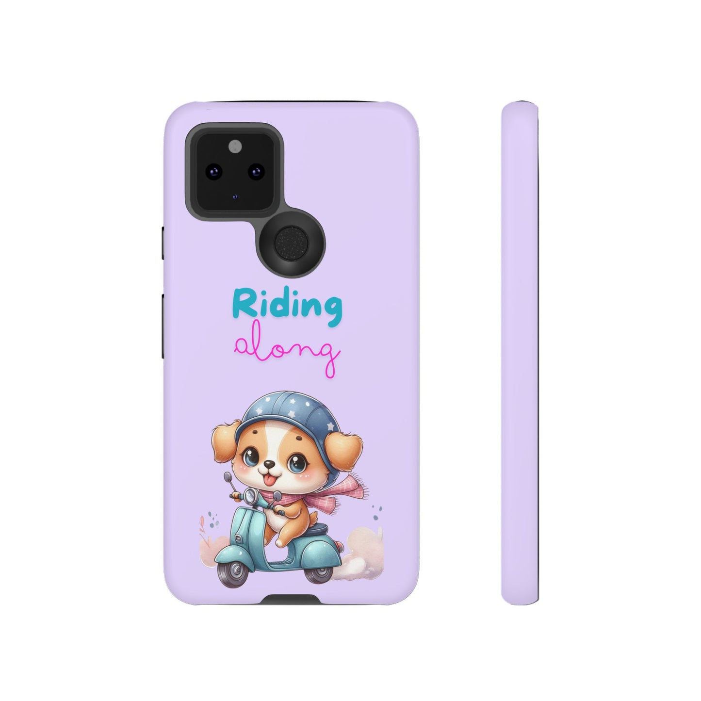 Purple Puppy Phone Case - for Apple, Samsung, and Google Phones