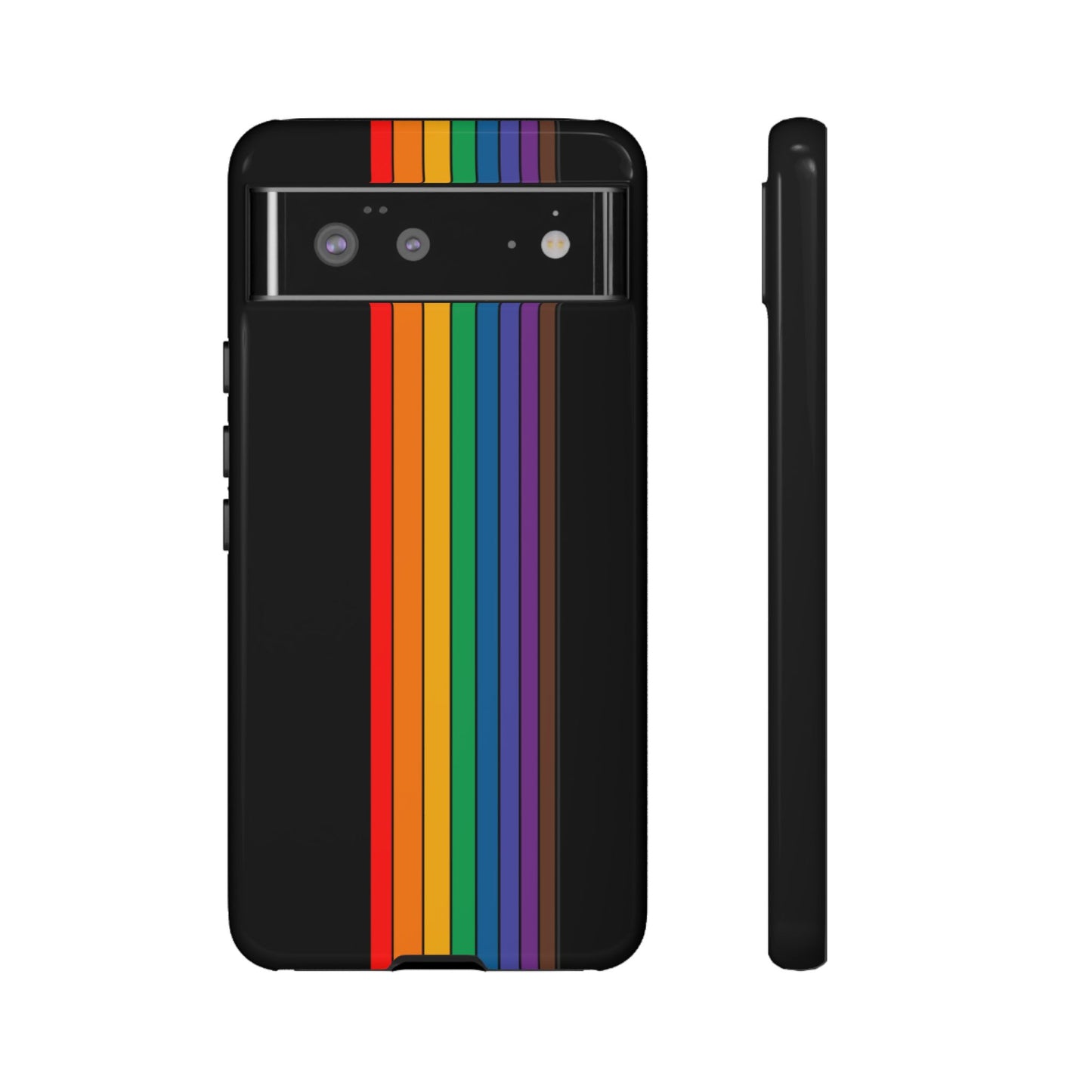 Rainbow Stripe Phone Case - for Apple, Samsung, and Google Phones