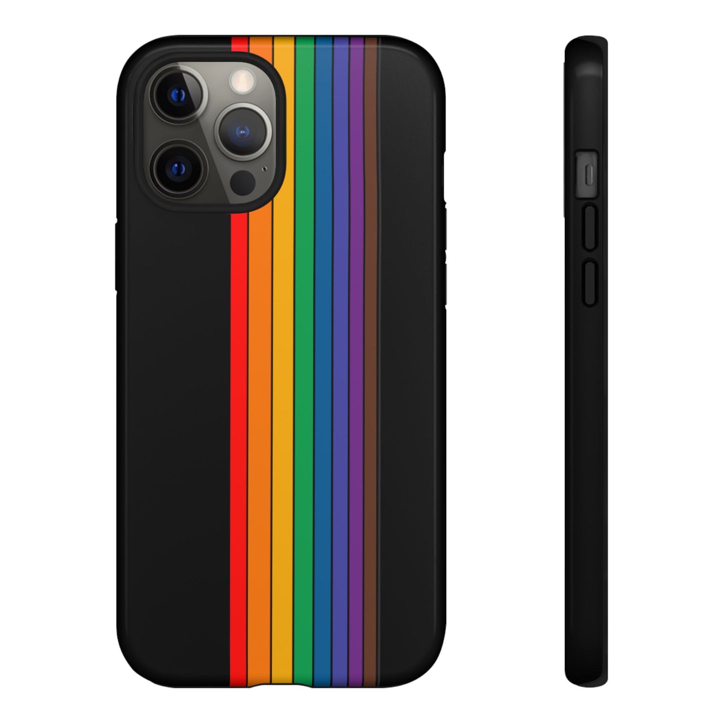 Rainbow Stripe Phone Case - for Apple, Samsung, and Google Phones