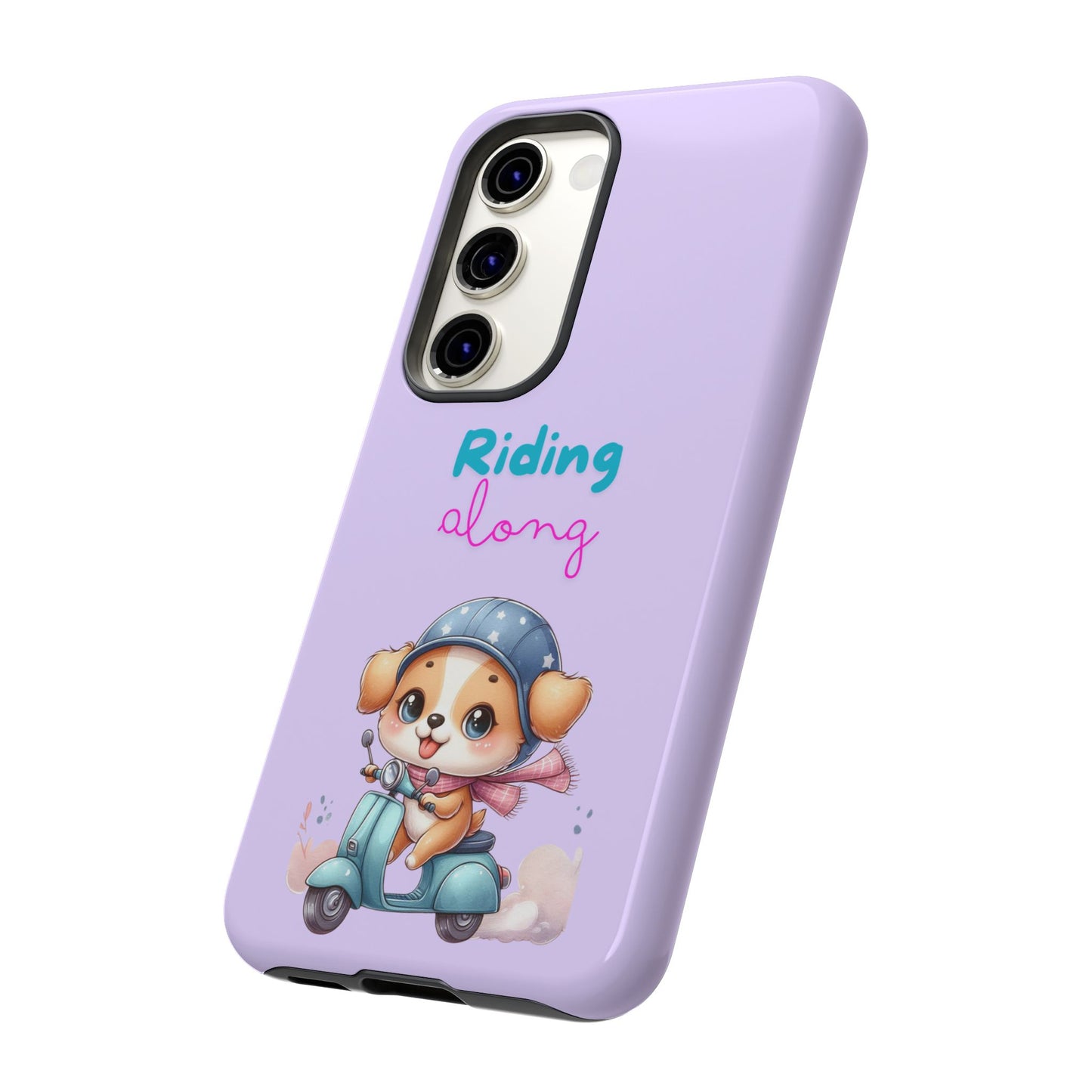 Purple Puppy Phone Case - for Apple, Samsung, and Google Phones