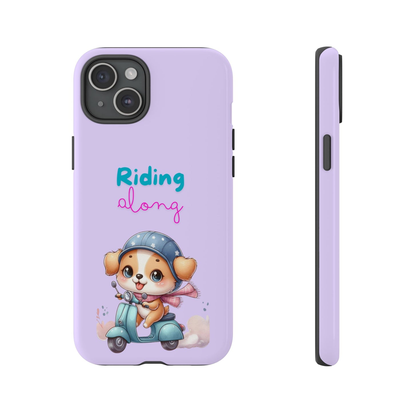 Purple Puppy Phone Case - for Apple, Samsung, and Google Phones