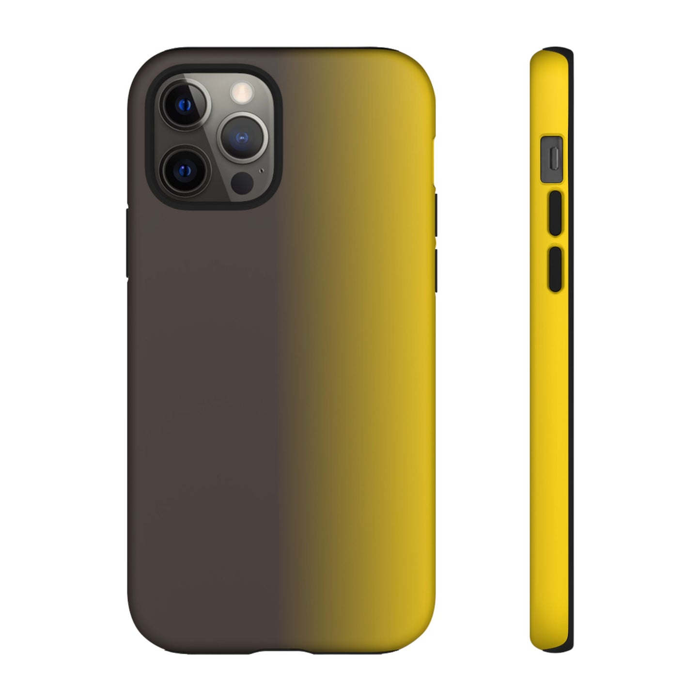 Ombre Brown and Gold Phone Case - for Apple, Samsung, and Google Phones