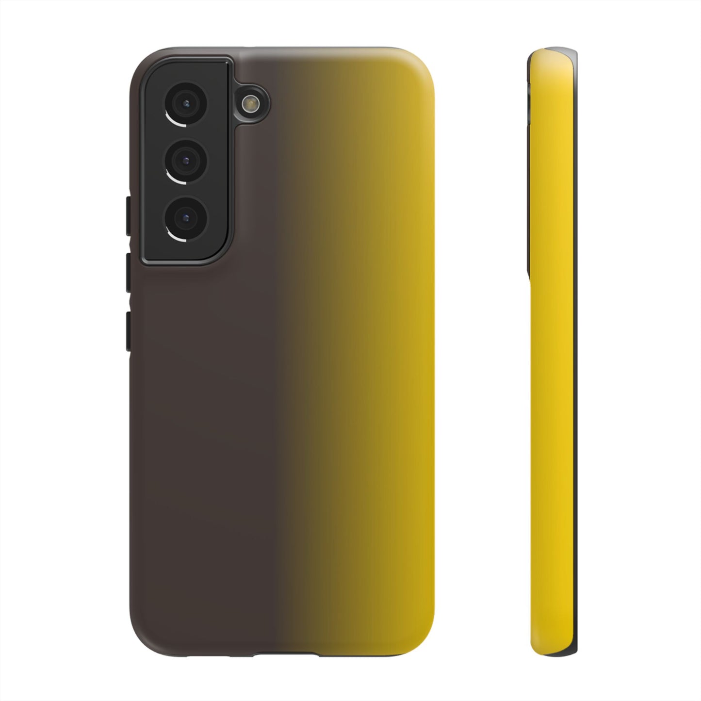 Ombre Brown and Gold Phone Case - for Apple, Samsung, and Google Phones