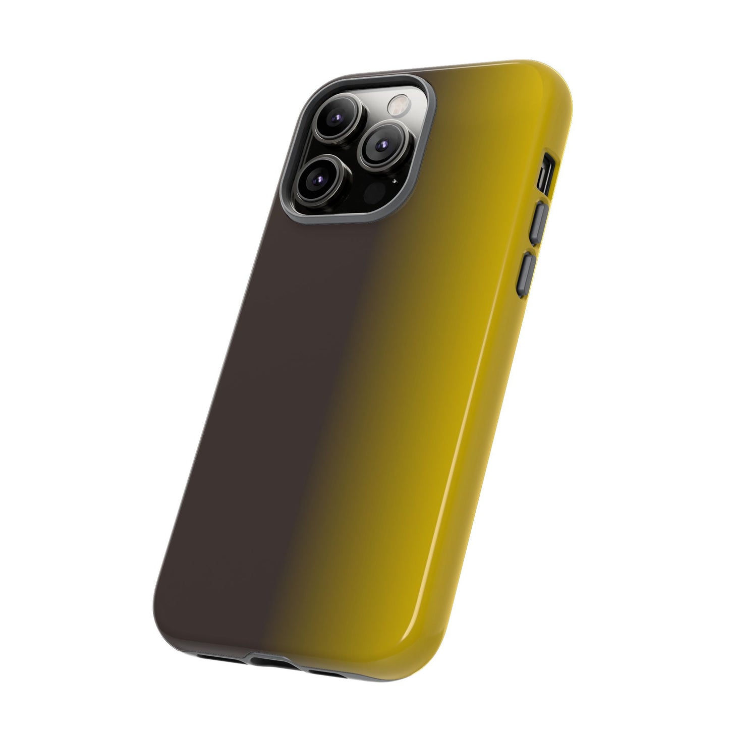 Ombre Brown and Gold Phone Case - for Apple, Samsung, and Google Phones