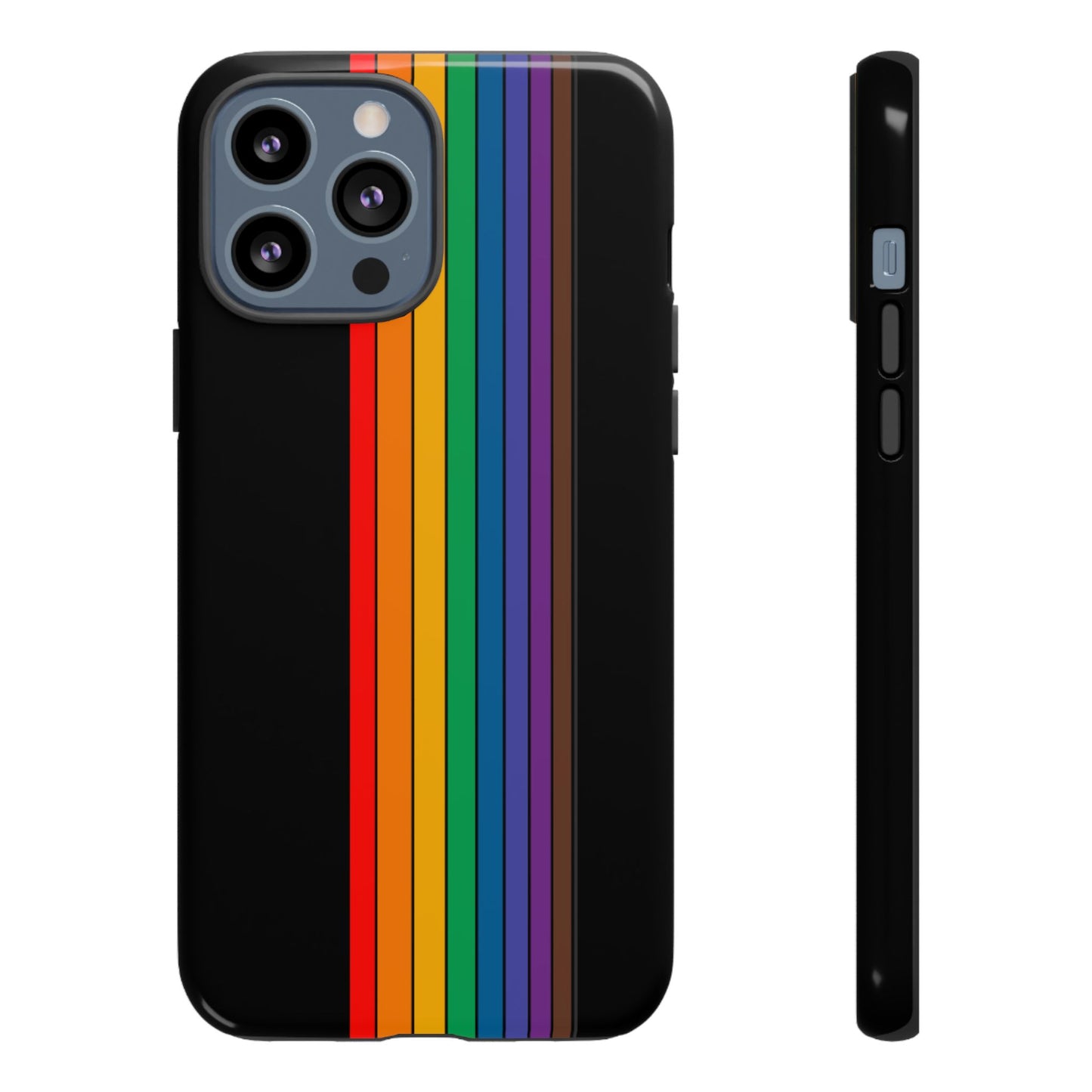 Rainbow Stripe Phone Case - for Apple, Samsung, and Google Phones