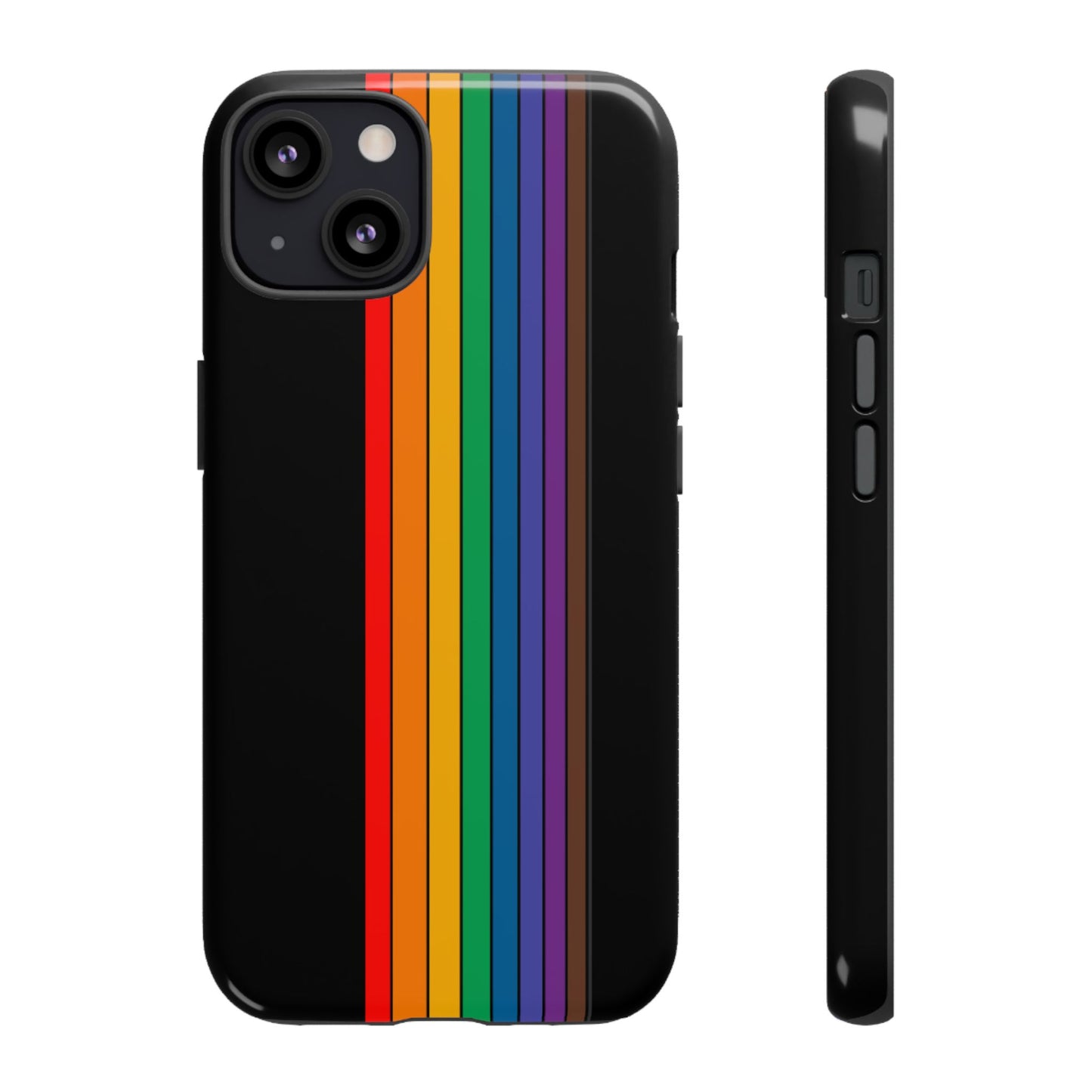Rainbow Stripe Phone Case - for Apple, Samsung, and Google Phones