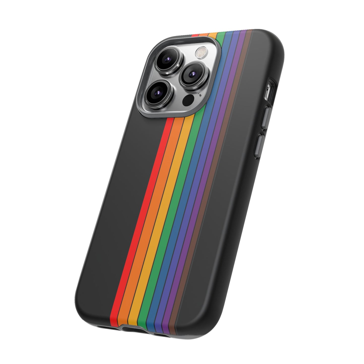 Rainbow Stripe Phone Case - for Apple, Samsung, and Google Phones