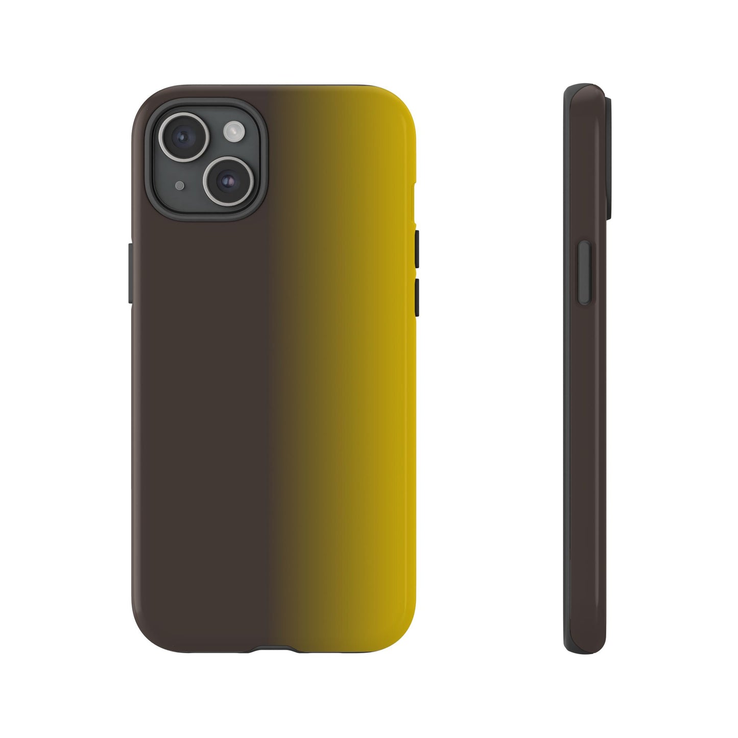 Ombre Brown and Gold Phone Case - for Apple, Samsung, and Google Phones
