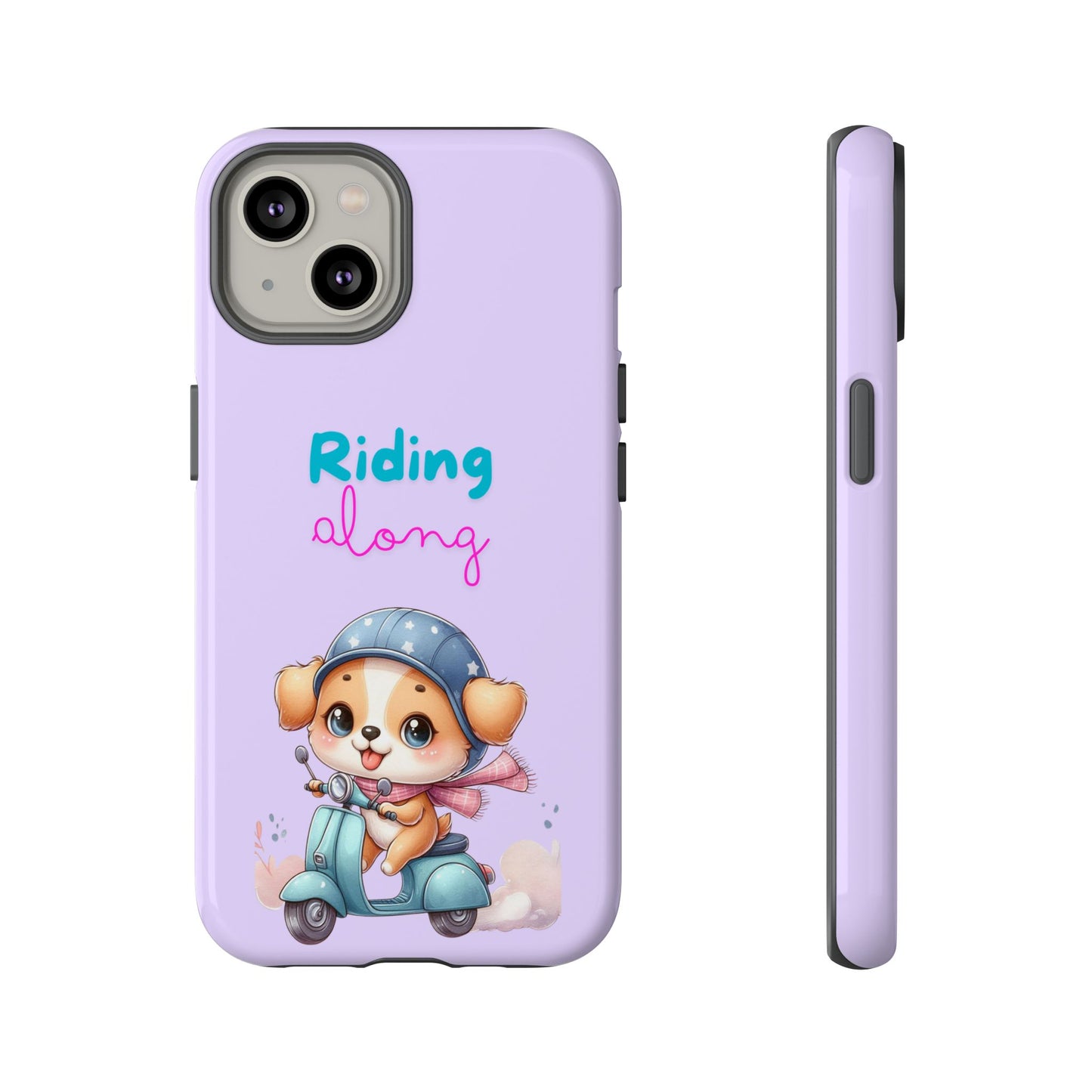 Purple Puppy Phone Case - for Apple, Samsung, and Google Phones
