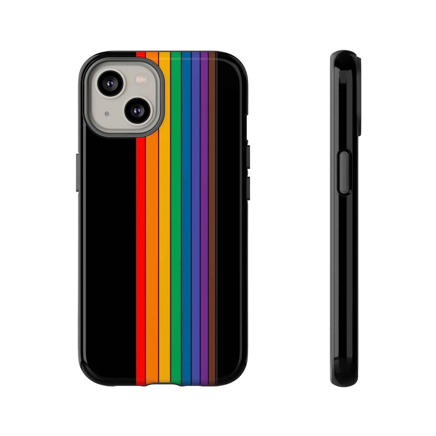 Rainbow Stripe Phone Case - for Apple, Samsung, and Google Phones