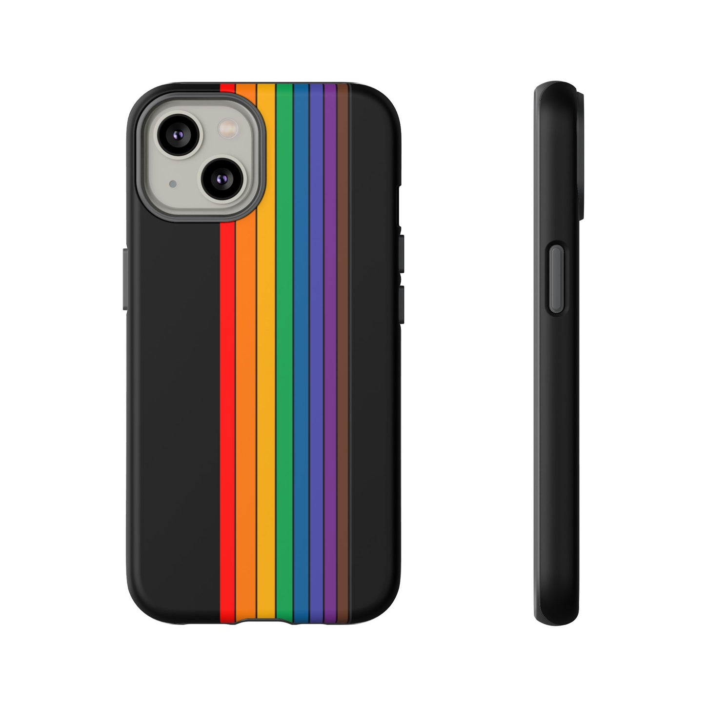 Rainbow Stripe Phone Case - for Apple, Samsung, and Google Phones