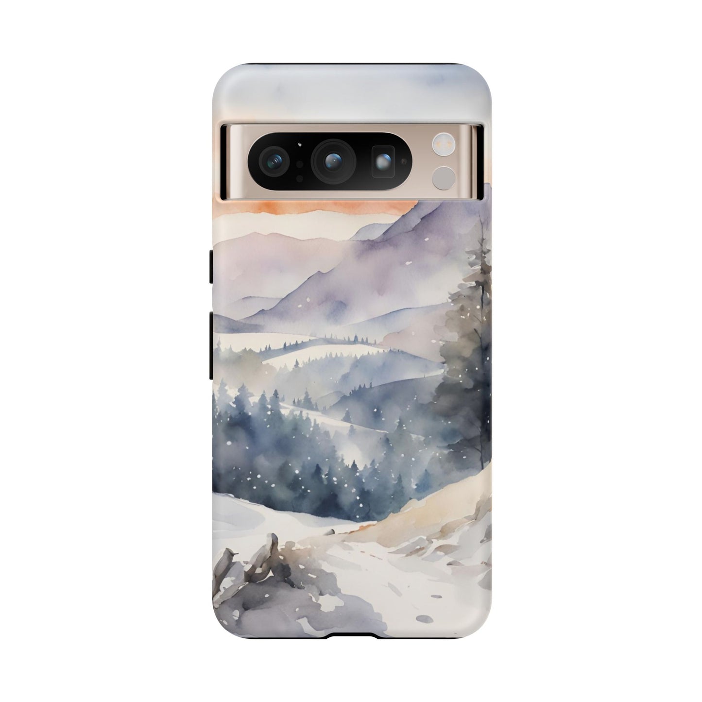 Winter Snowscape Phone Case - for Apple, Samsung, and Google Phones
