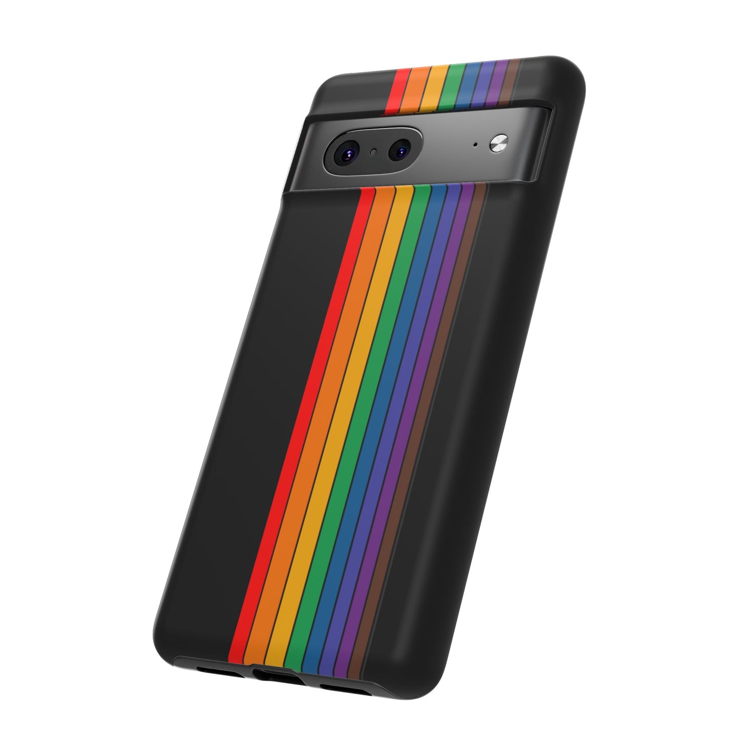 Rainbow Stripe Phone Case - for Apple, Samsung, and Google Phones