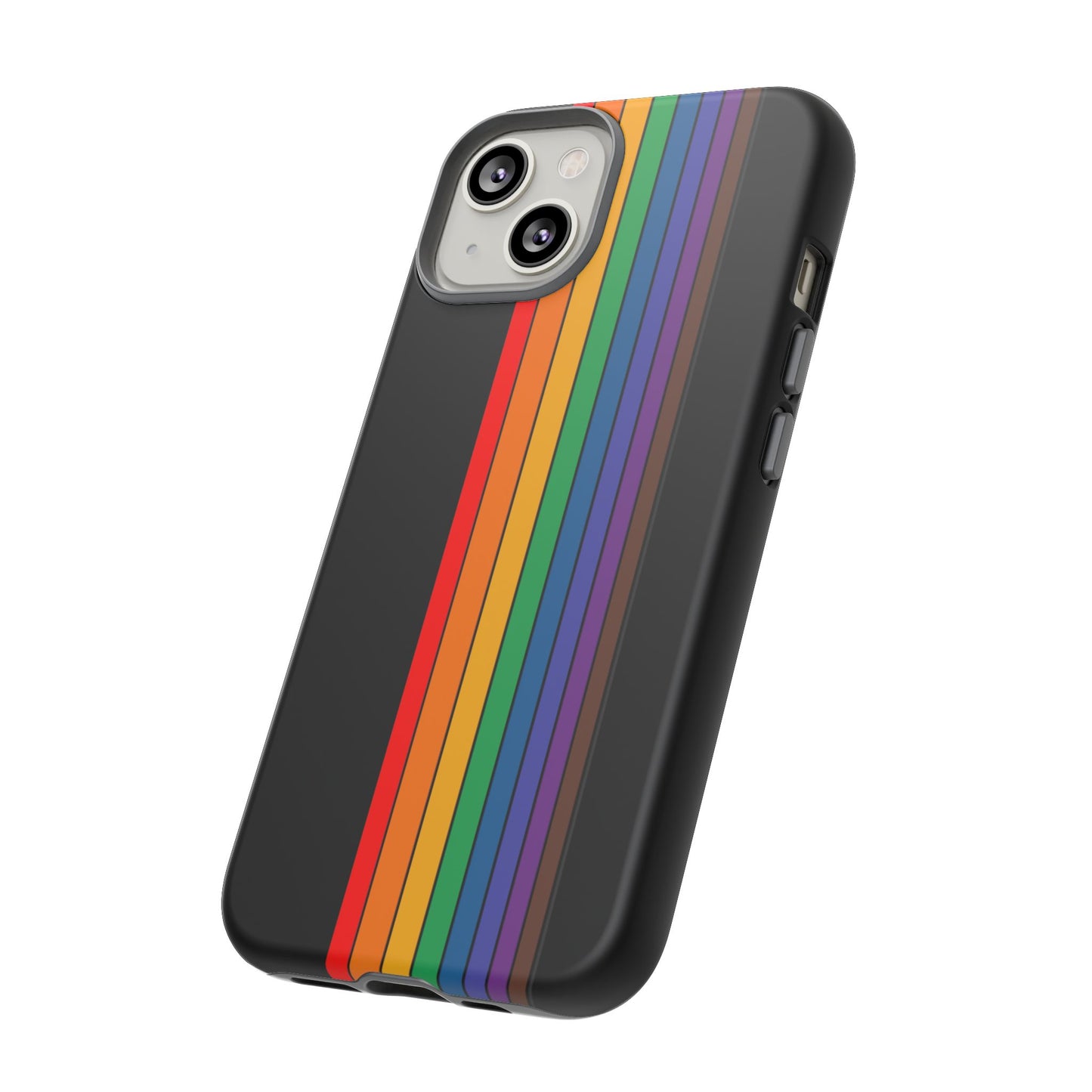 Rainbow Stripe Phone Case - for Apple, Samsung, and Google Phones
