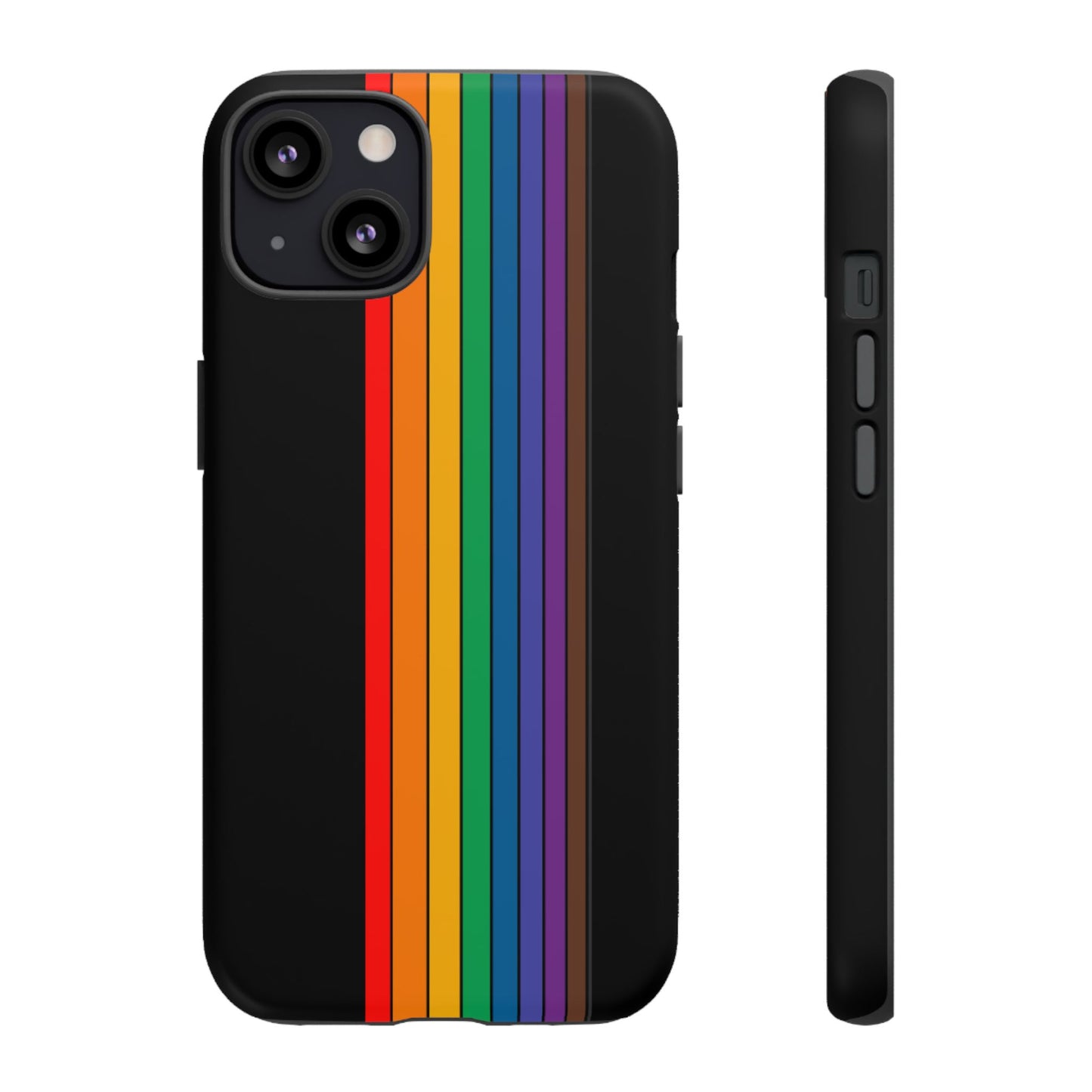 Rainbow Stripe Phone Case - for Apple, Samsung, and Google Phones
