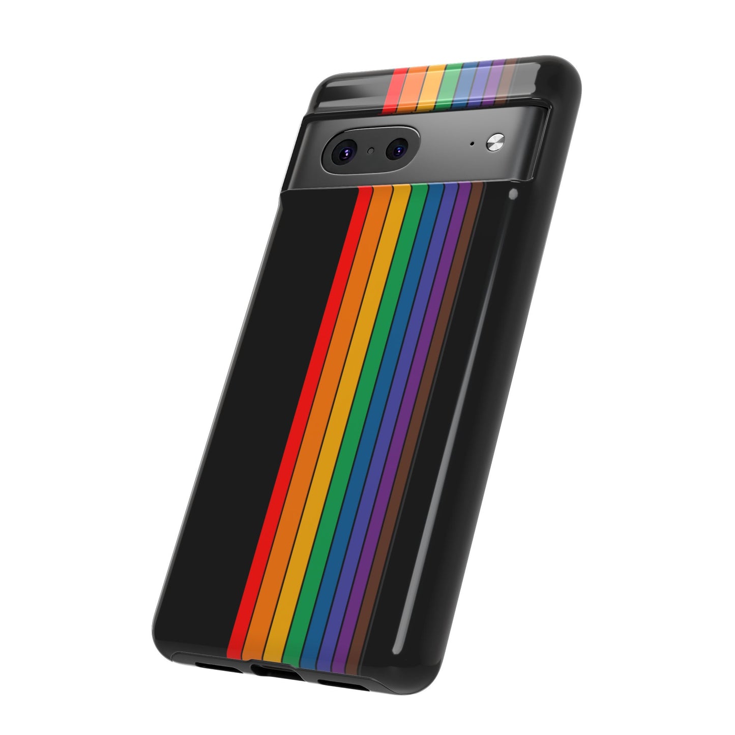 Rainbow Stripe Phone Case - for Apple, Samsung, and Google Phones