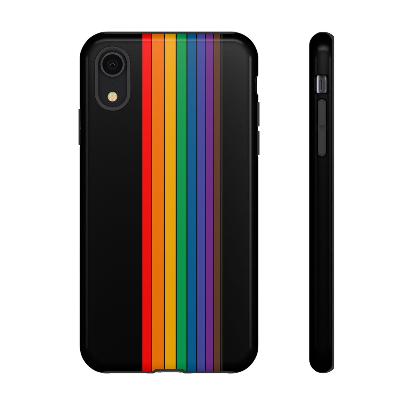 Rainbow Stripe Phone Case - for Apple, Samsung, and Google Phones