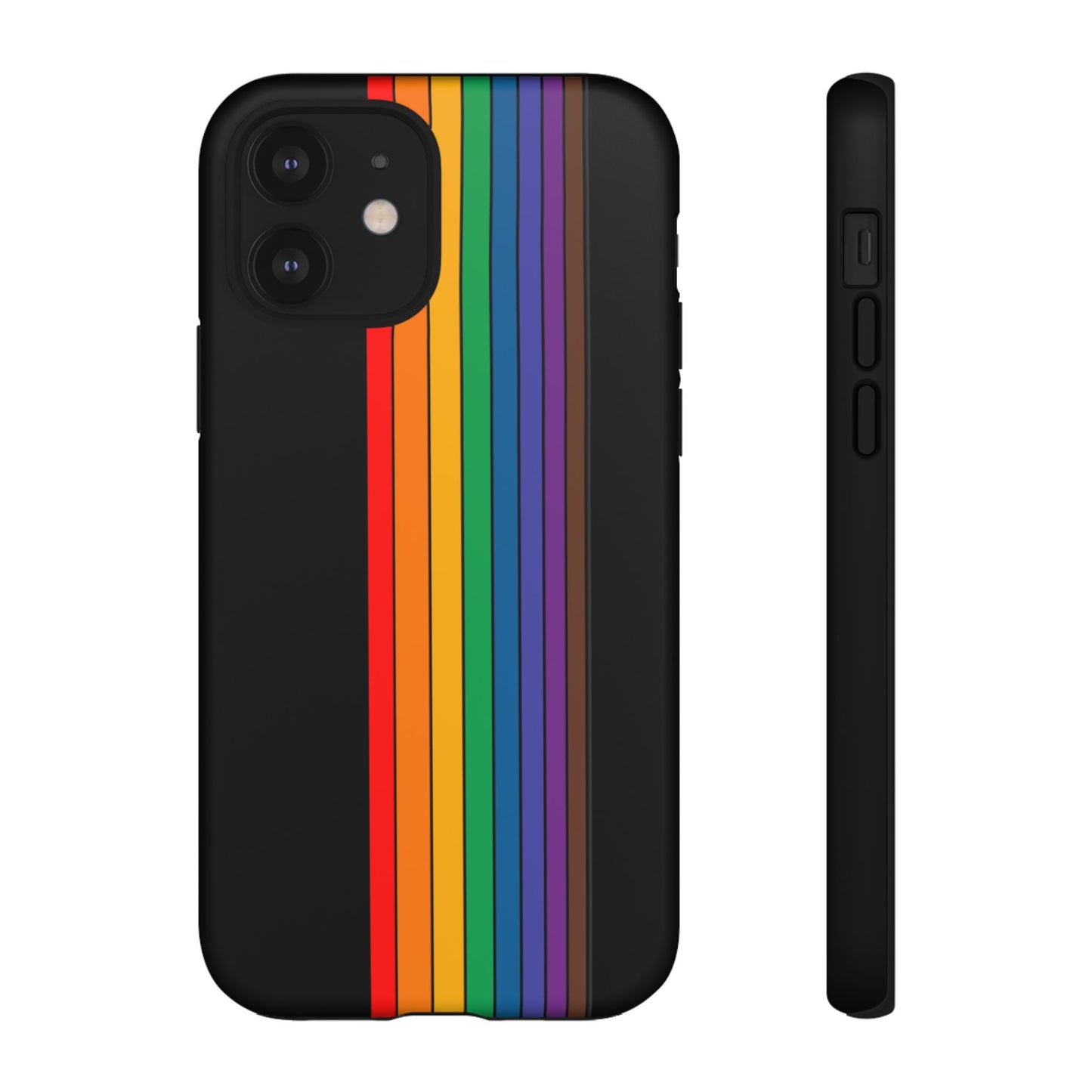 Rainbow Stripe Phone Case - for Apple, Samsung, and Google Phones