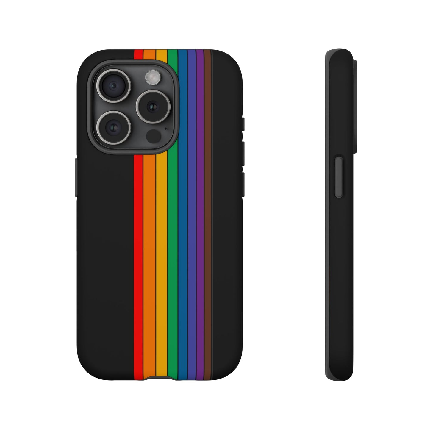Rainbow Stripe Phone Case - for Apple, Samsung, and Google Phones
