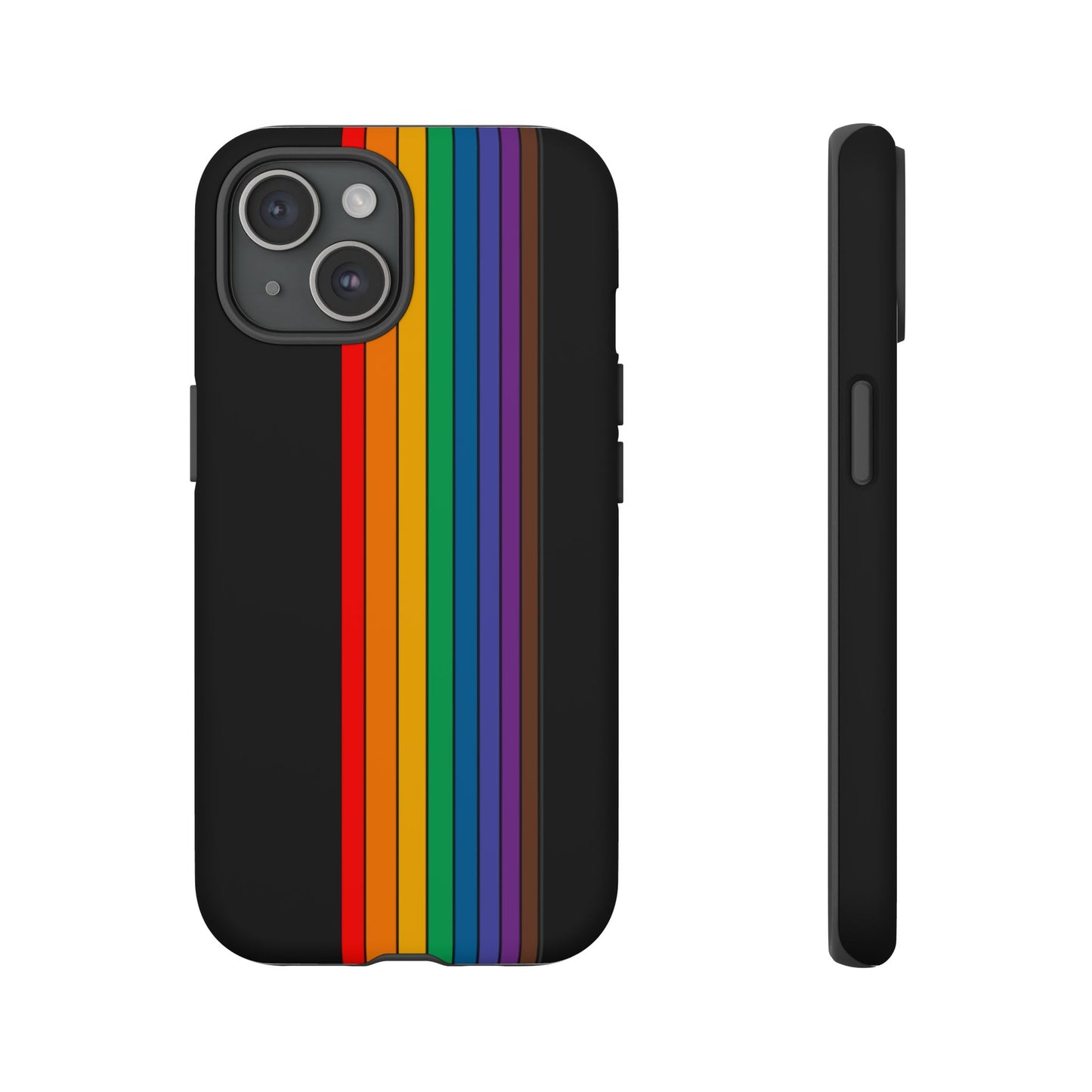 Rainbow Stripe Phone Case - for Apple, Samsung, and Google Phones