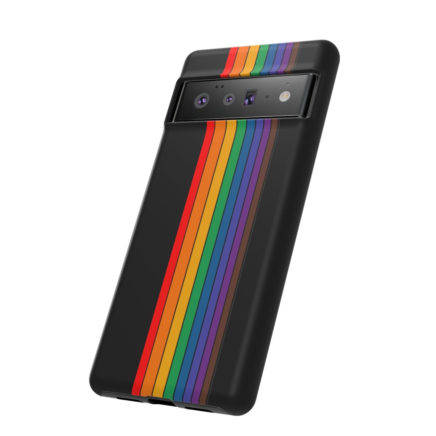 Rainbow Stripe Phone Case - for Apple, Samsung, and Google Phones