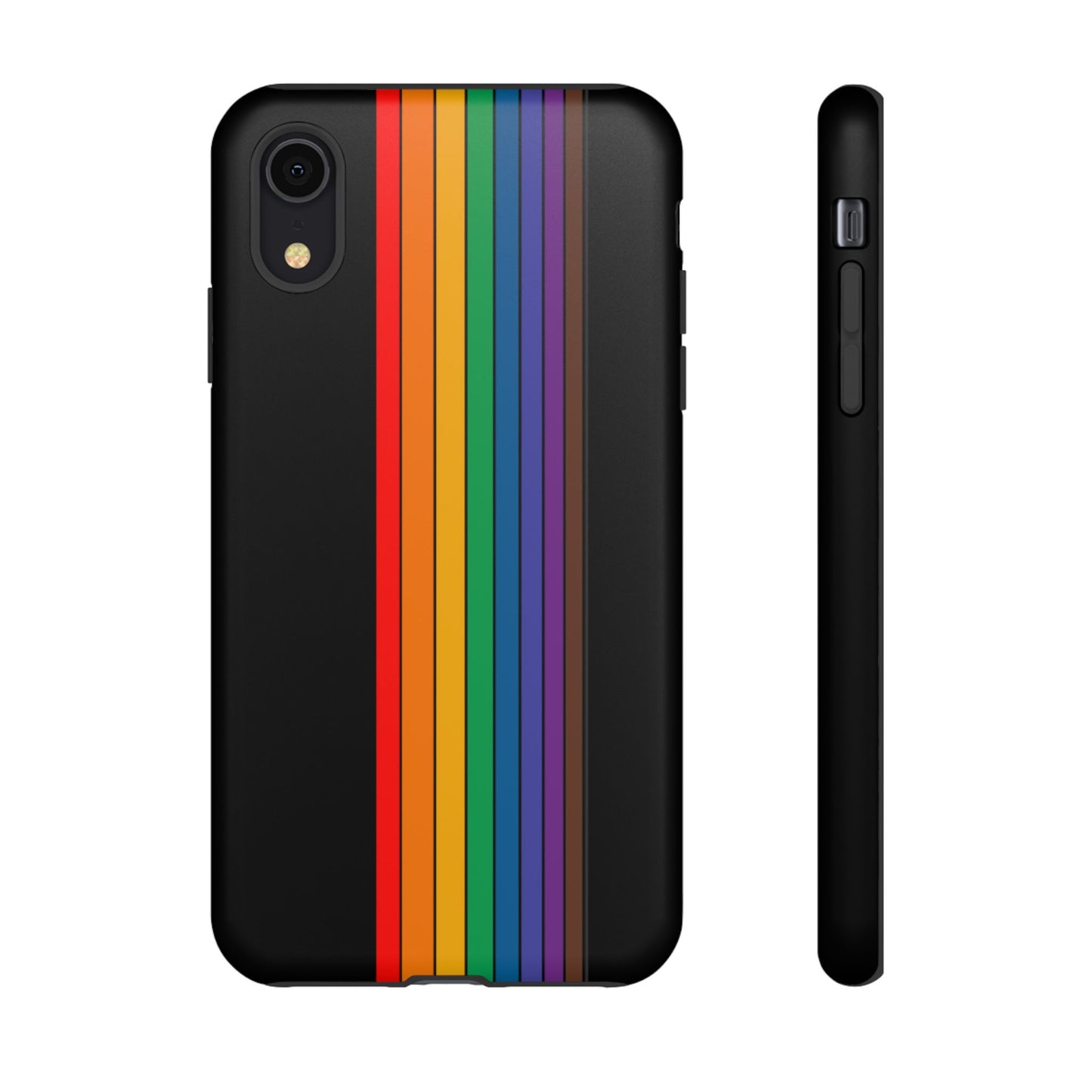 Rainbow Stripe Phone Case - for Apple, Samsung, and Google Phones