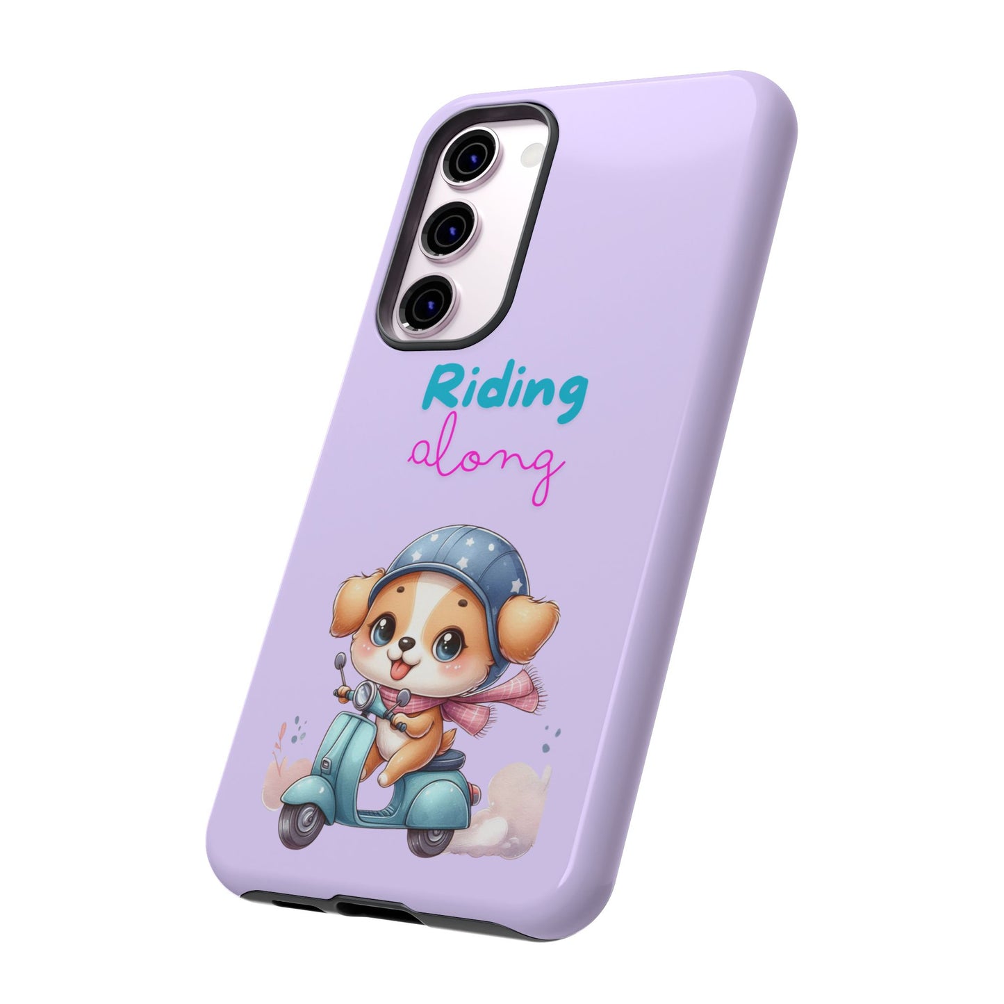 Purple Puppy Phone Case - for Apple, Samsung, and Google Phones
