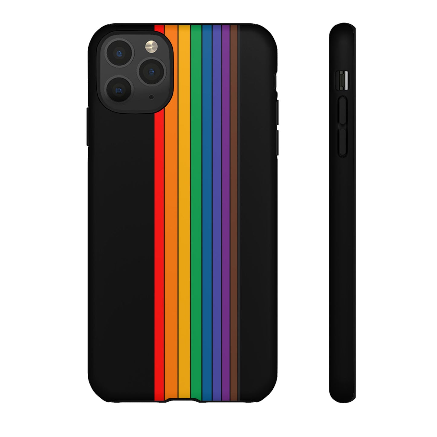 Rainbow Stripe Phone Case - for Apple, Samsung, and Google Phones