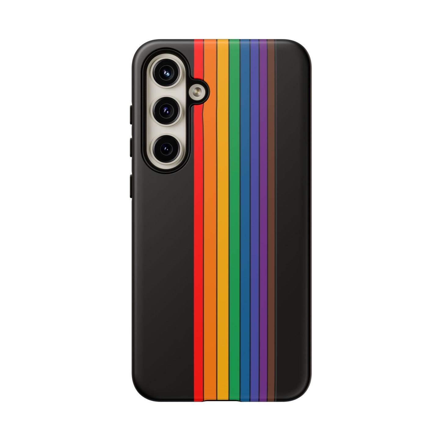 Rainbow Stripe Phone Case - for Apple, Samsung, and Google Phones