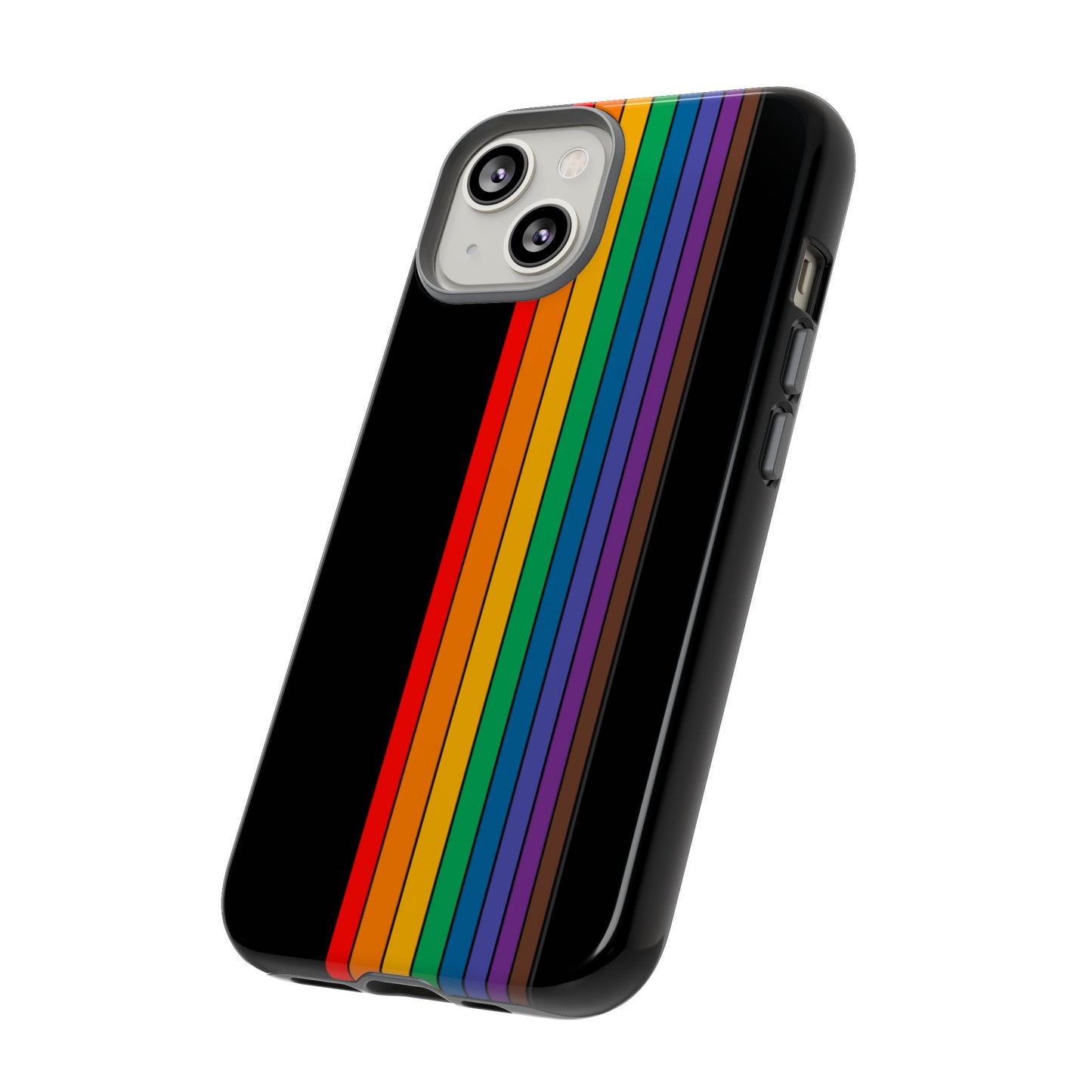 Rainbow Stripe Phone Case - for Apple, Samsung, and Google Phones