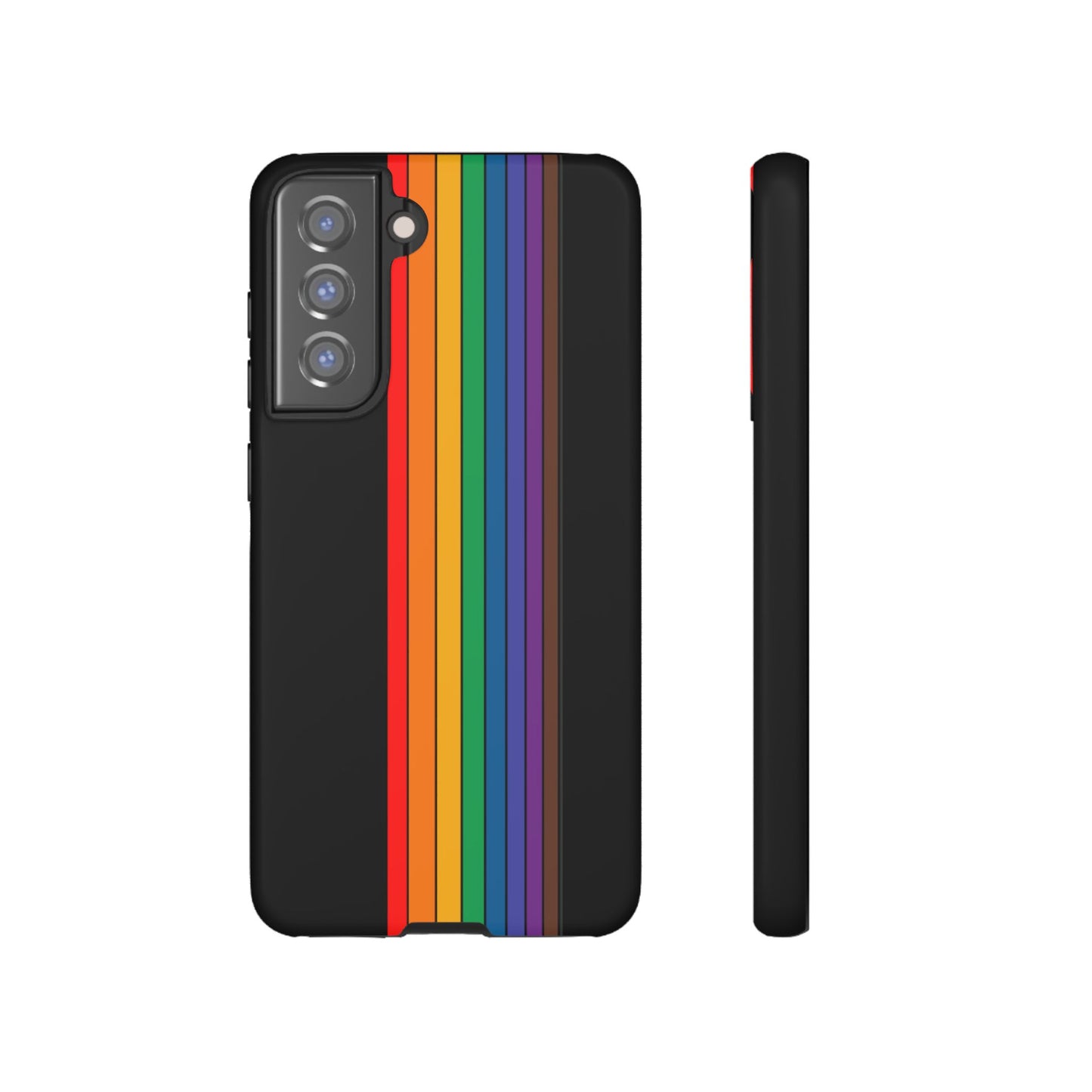 Rainbow Stripe Phone Case - for Apple, Samsung, and Google Phones