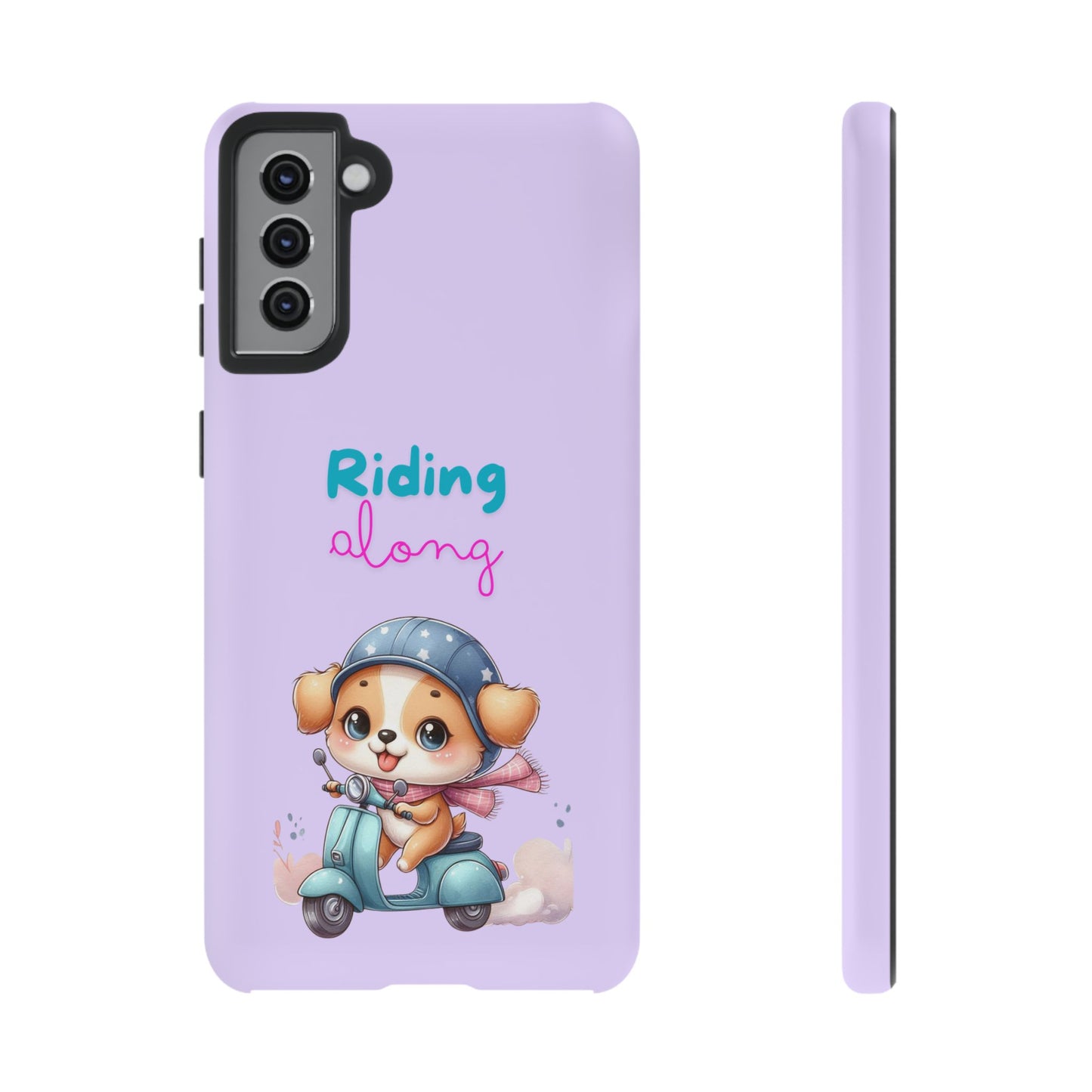 Purple Puppy Phone Case - for Apple, Samsung, and Google Phones