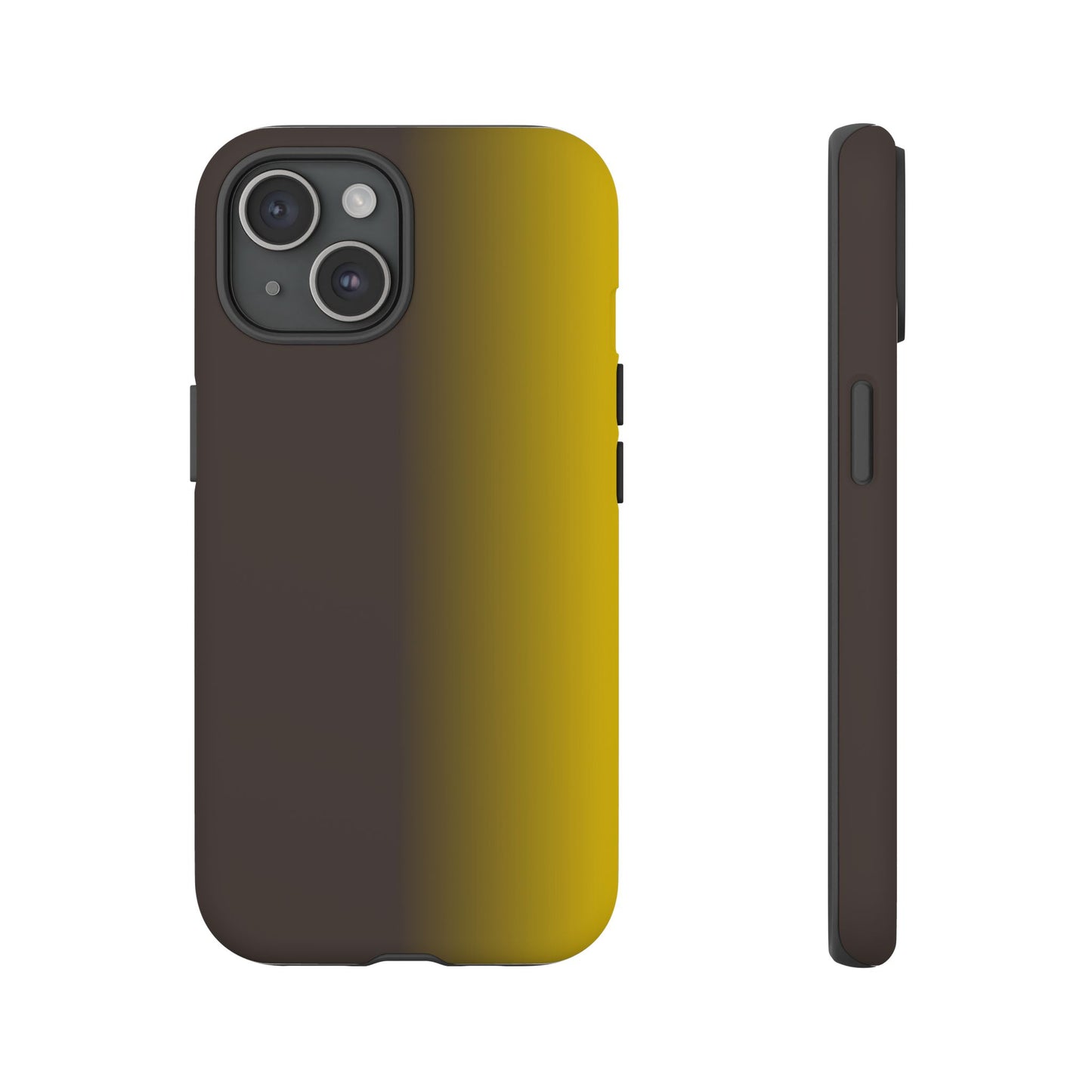 Ombre Brown and Gold Phone Case - for Apple, Samsung, and Google Phones