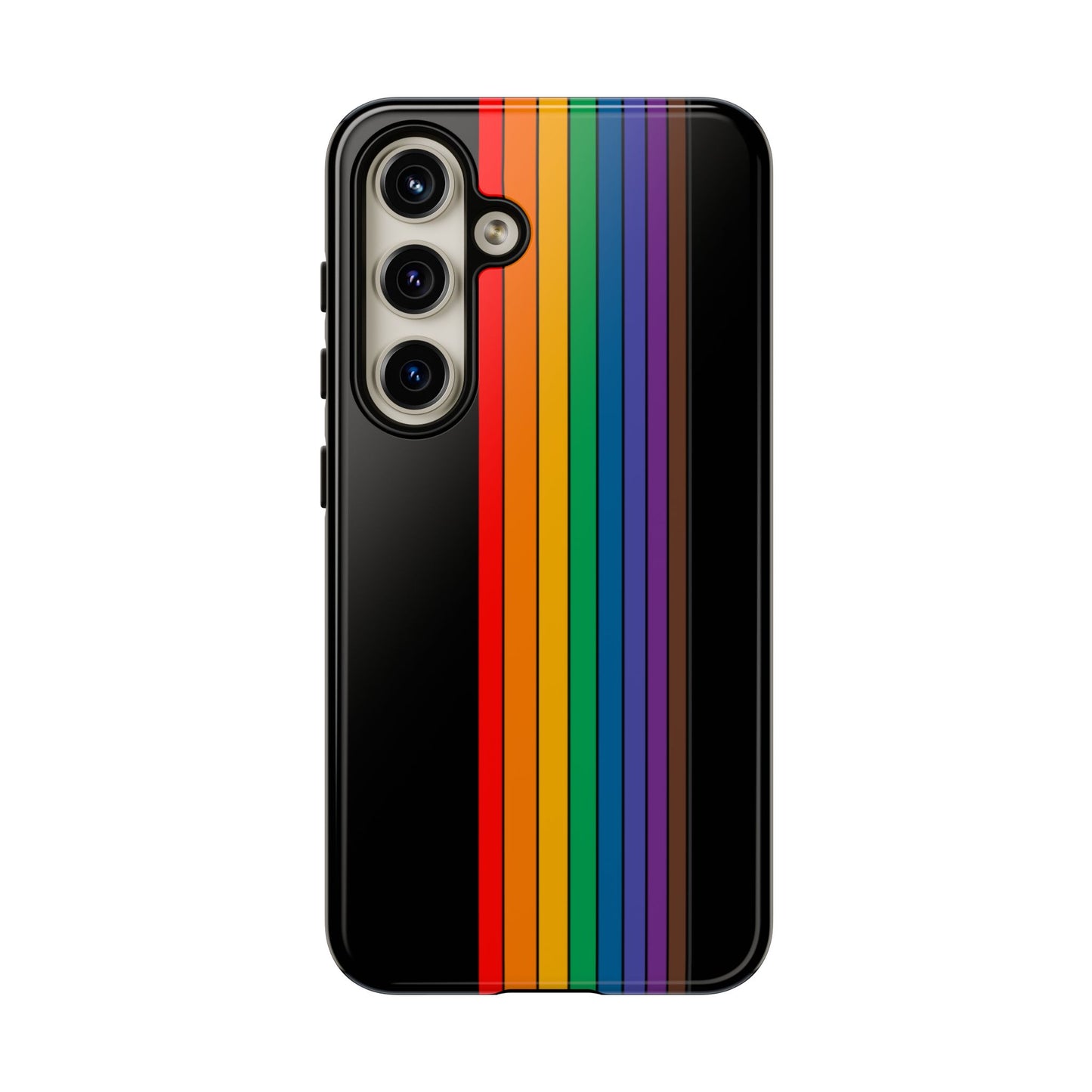 Rainbow Stripe Phone Case - for Apple, Samsung, and Google Phones