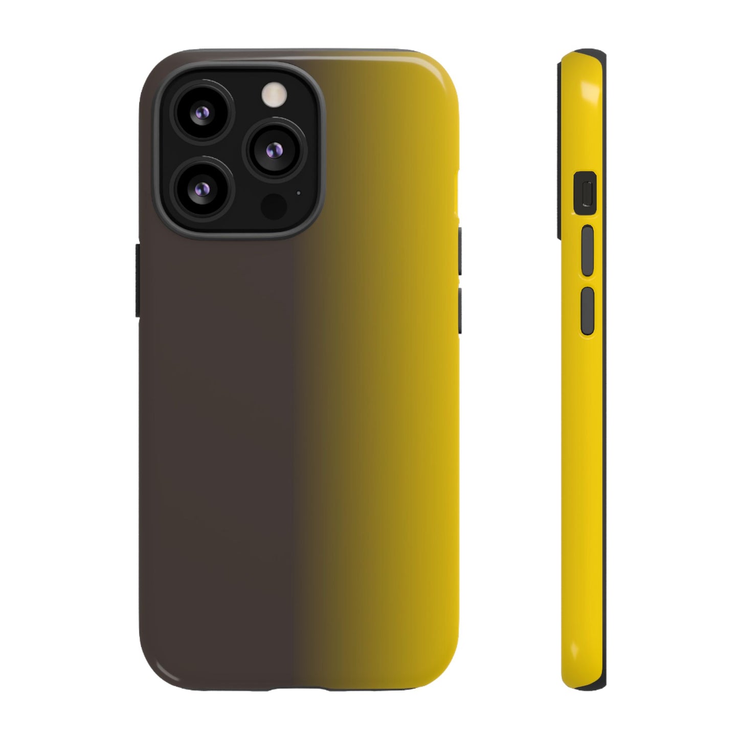 Ombre Brown and Gold Phone Case - for Apple, Samsung, and Google Phones