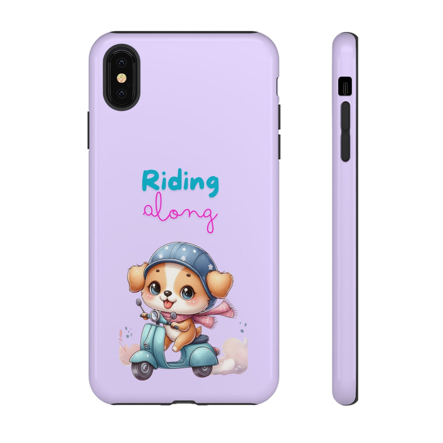 Purple Puppy Phone Case - for Apple, Samsung, and Google Phones