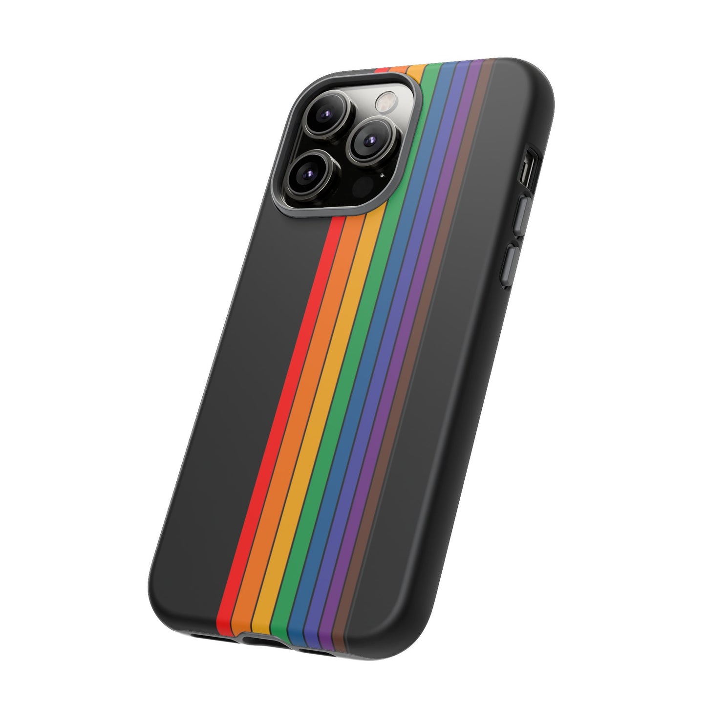 Rainbow Stripe Phone Case - for Apple, Samsung, and Google Phones