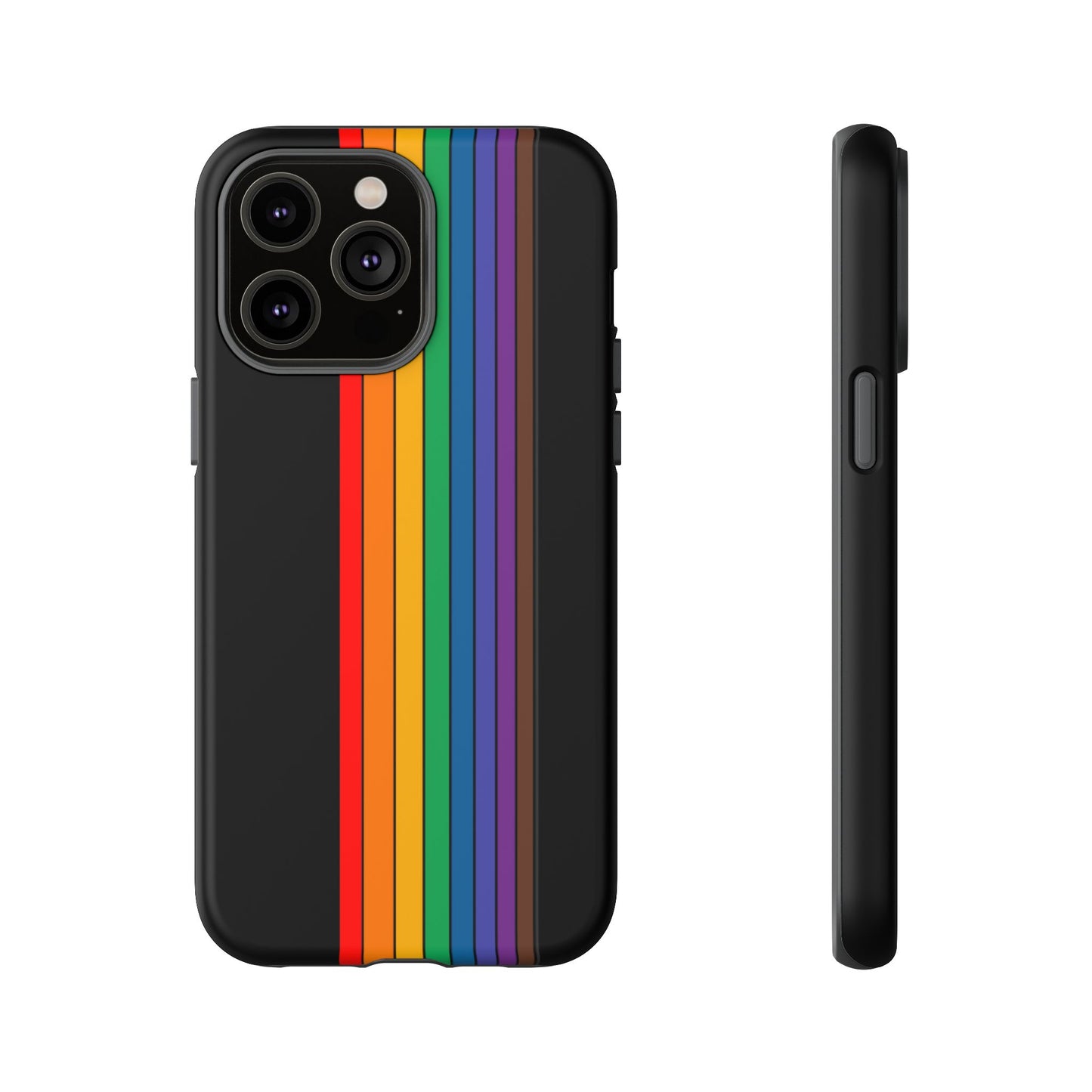 Rainbow Stripe Phone Case - for Apple, Samsung, and Google Phones