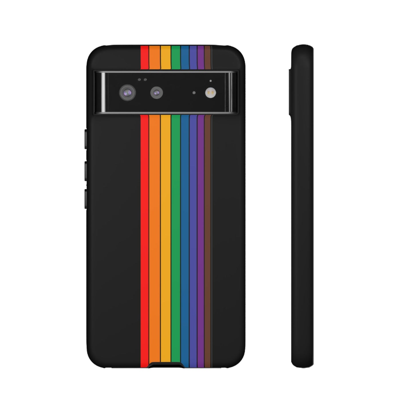 Rainbow Stripe Phone Case - for Apple, Samsung, and Google Phones