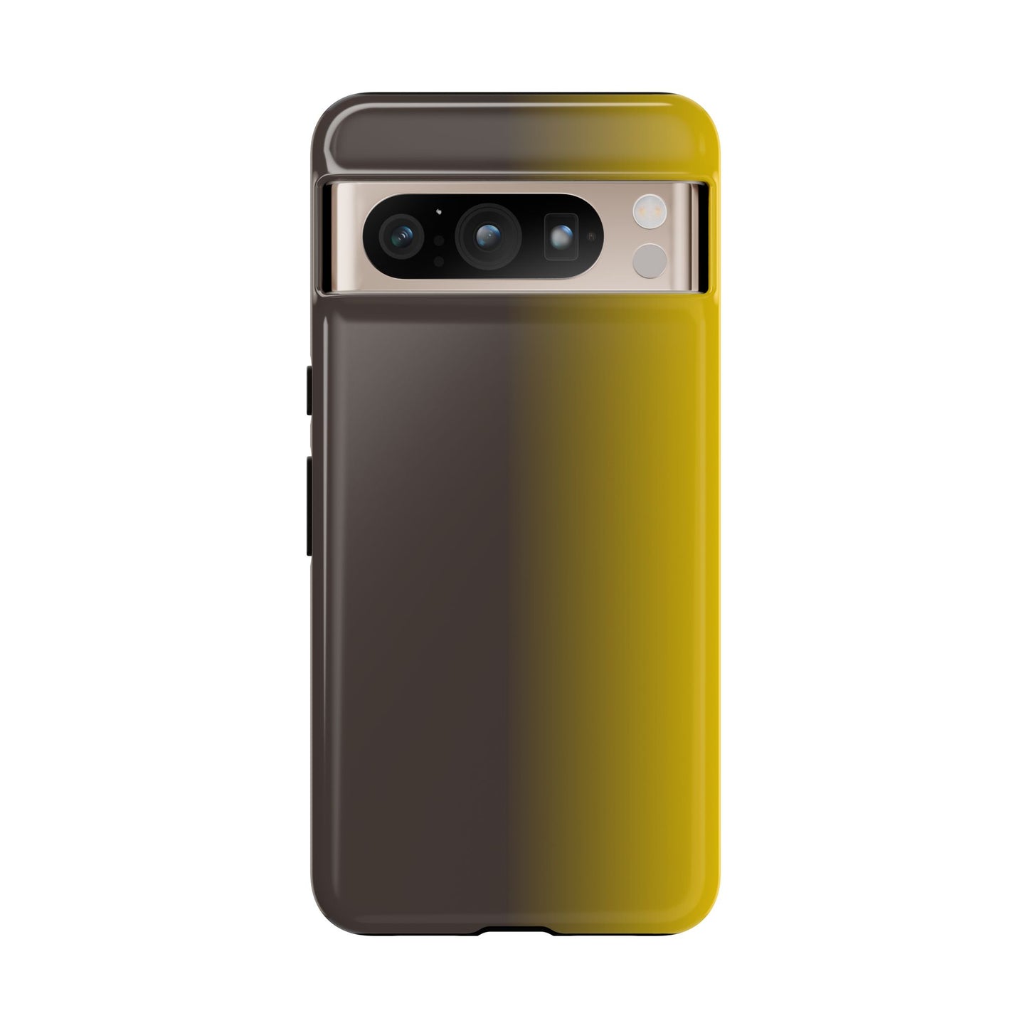 Ombre Brown and Gold Phone Case - for Apple, Samsung, and Google Phones