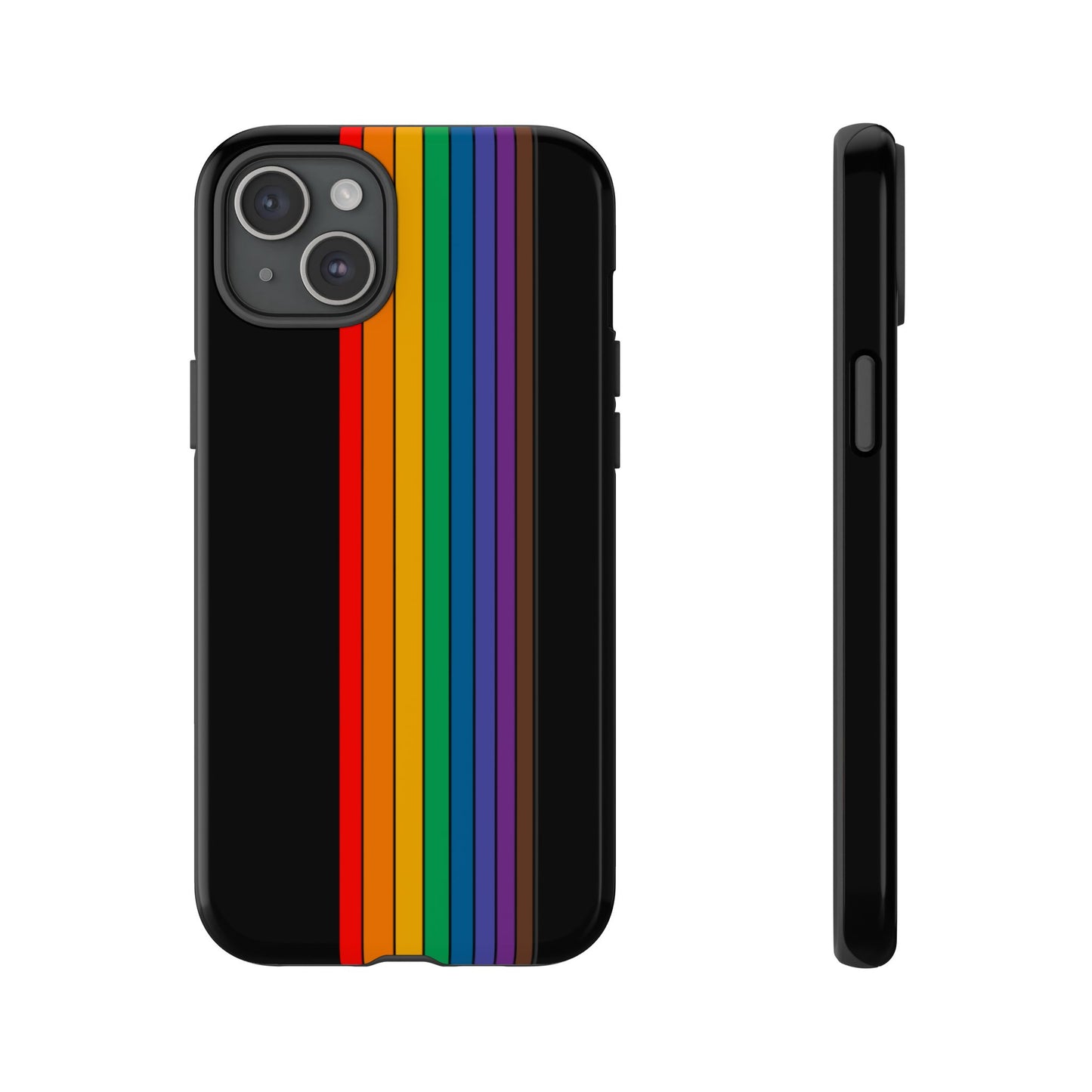 Rainbow Stripe Phone Case - for Apple, Samsung, and Google Phones
