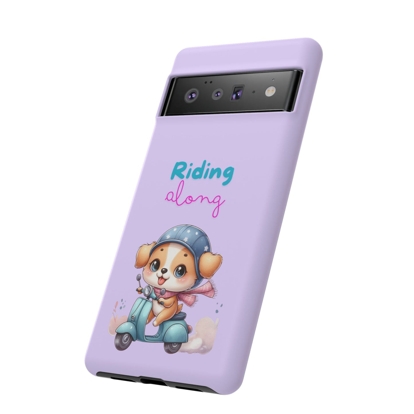 Purple Puppy Phone Case - for Apple, Samsung, and Google Phones